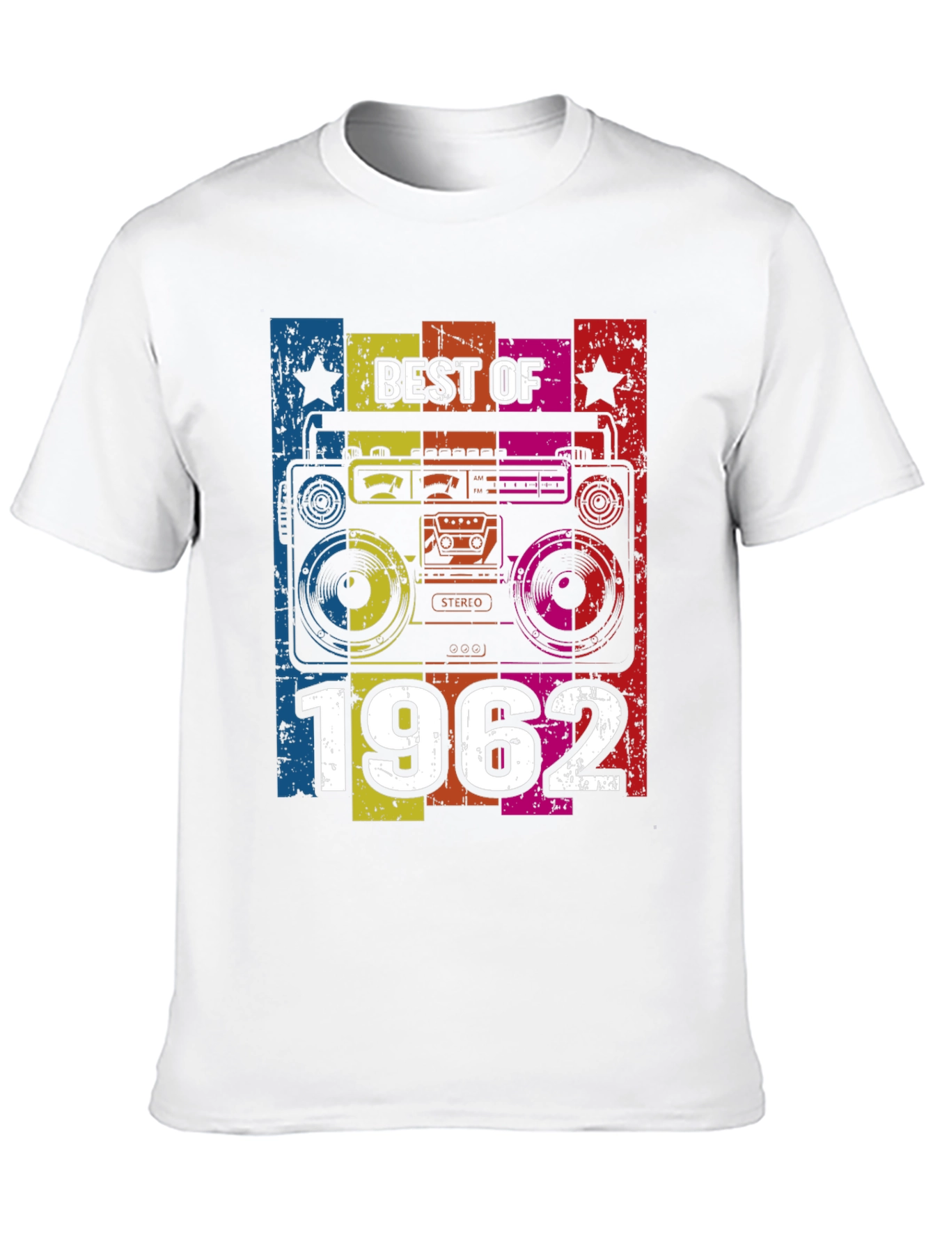Black Best of 1962 Boombox Graphic Tee view 10