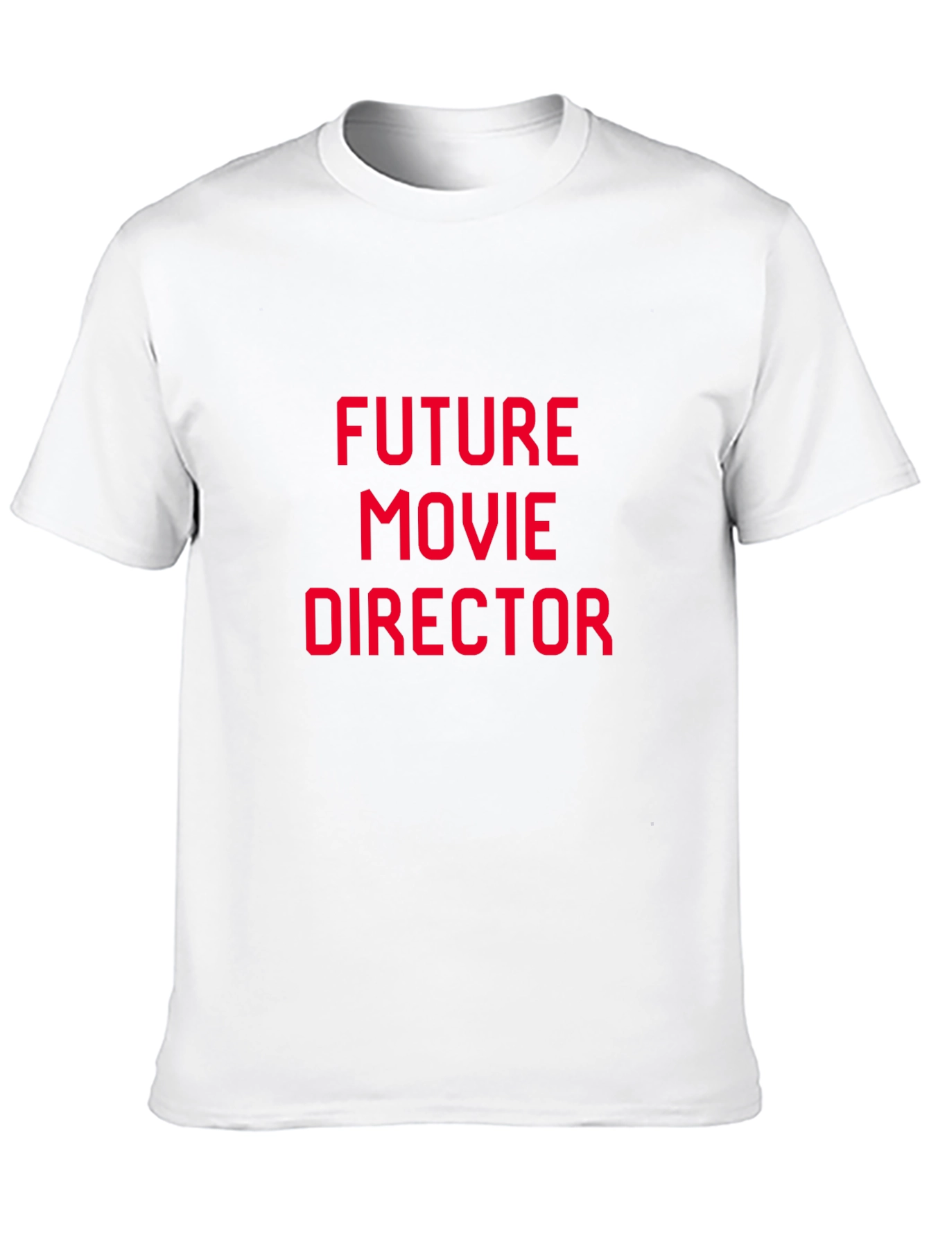 Black Future Movie Director T-Shirt - Black Cotton Crew Neck view 10