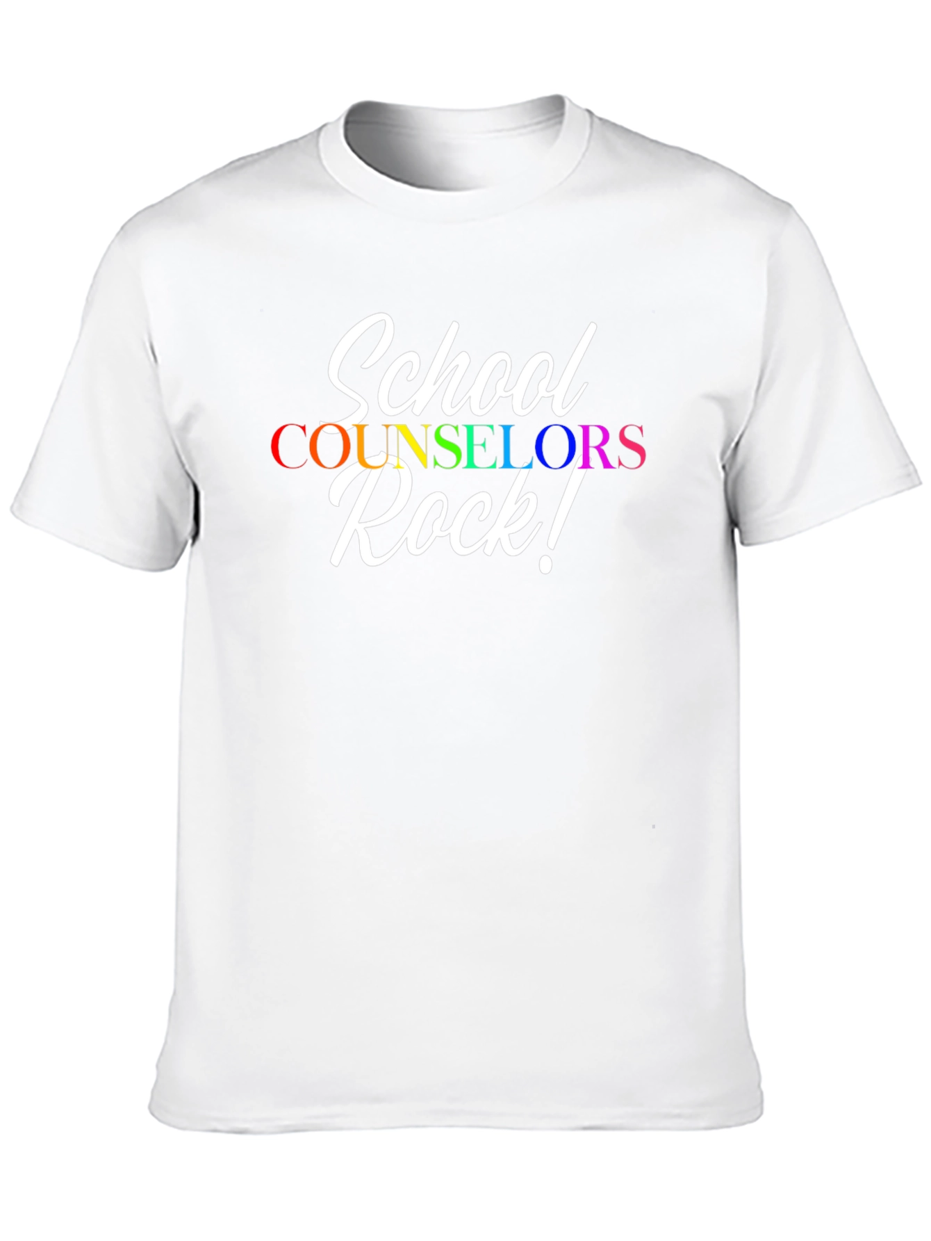 Black School Counselors Rock T-Shirt view 10