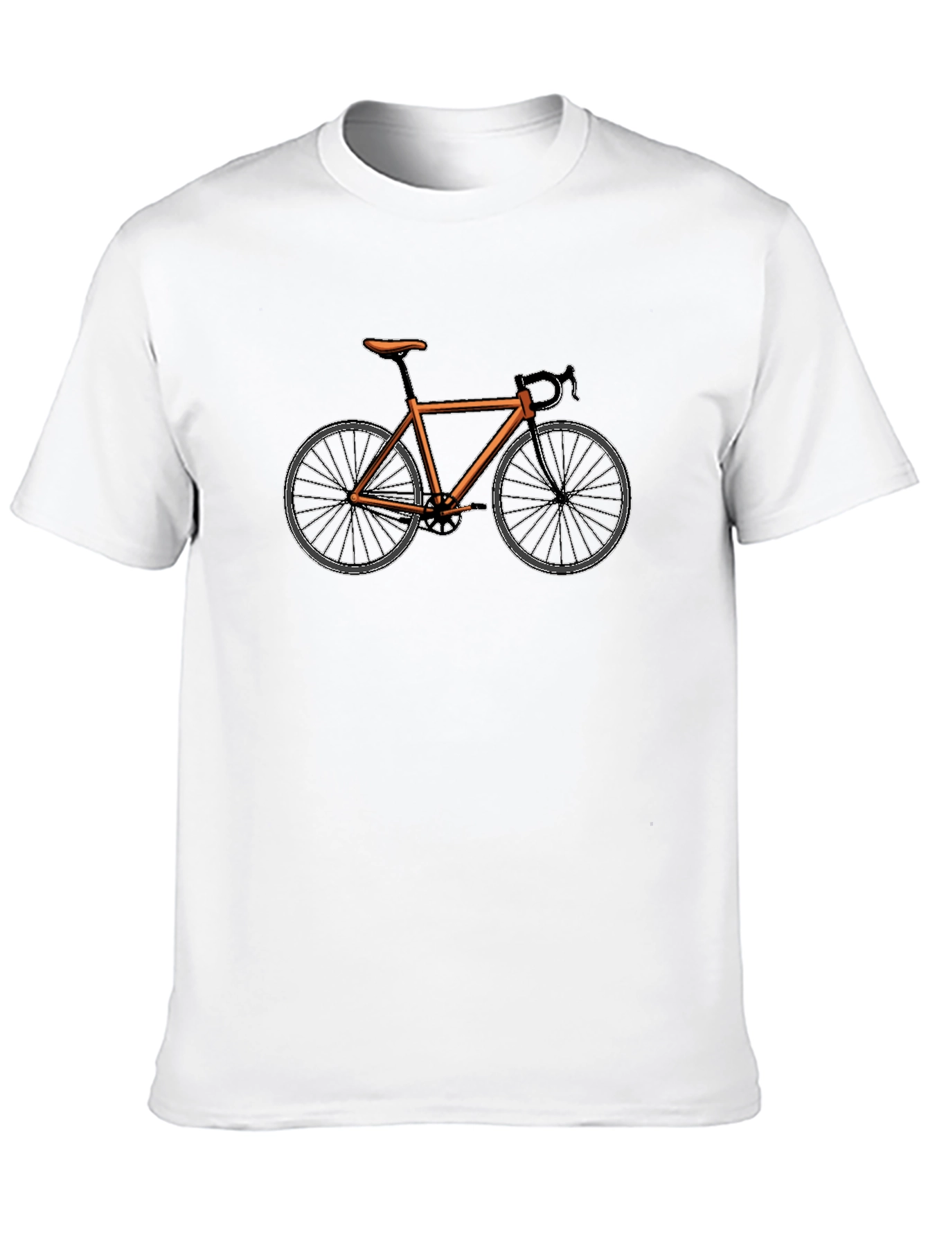 Black Cool Bike Graphic Black T-Shirt view 10