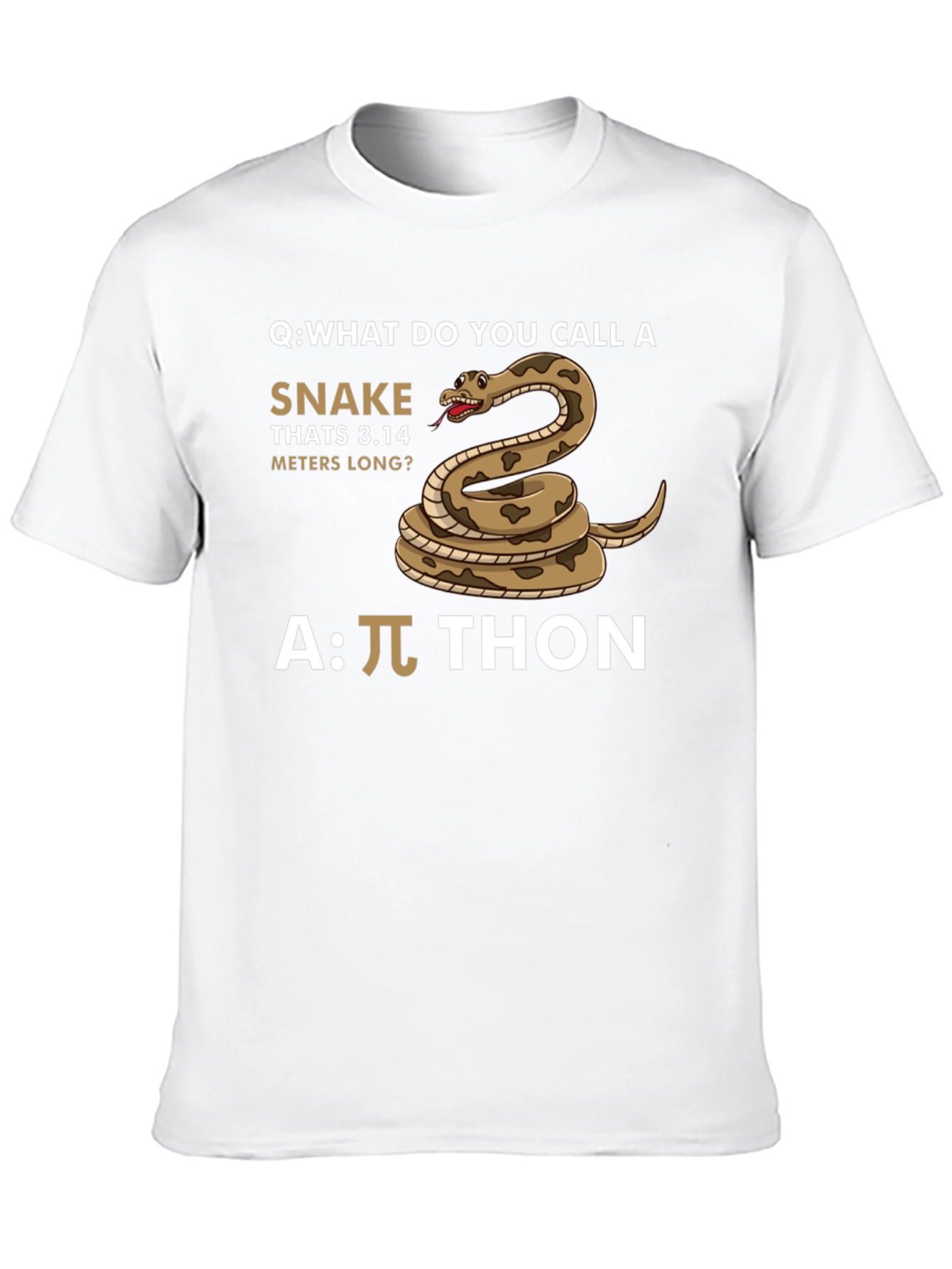 Black Pi-thon T-Shirt Funny Math Joke view 10