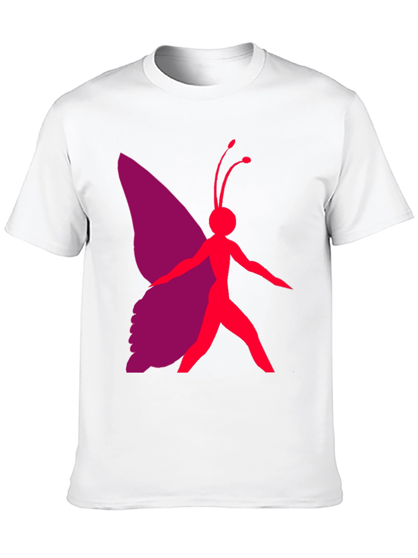 Black Butterfly Graphic Tee - Black Casual T-Shirt view 10