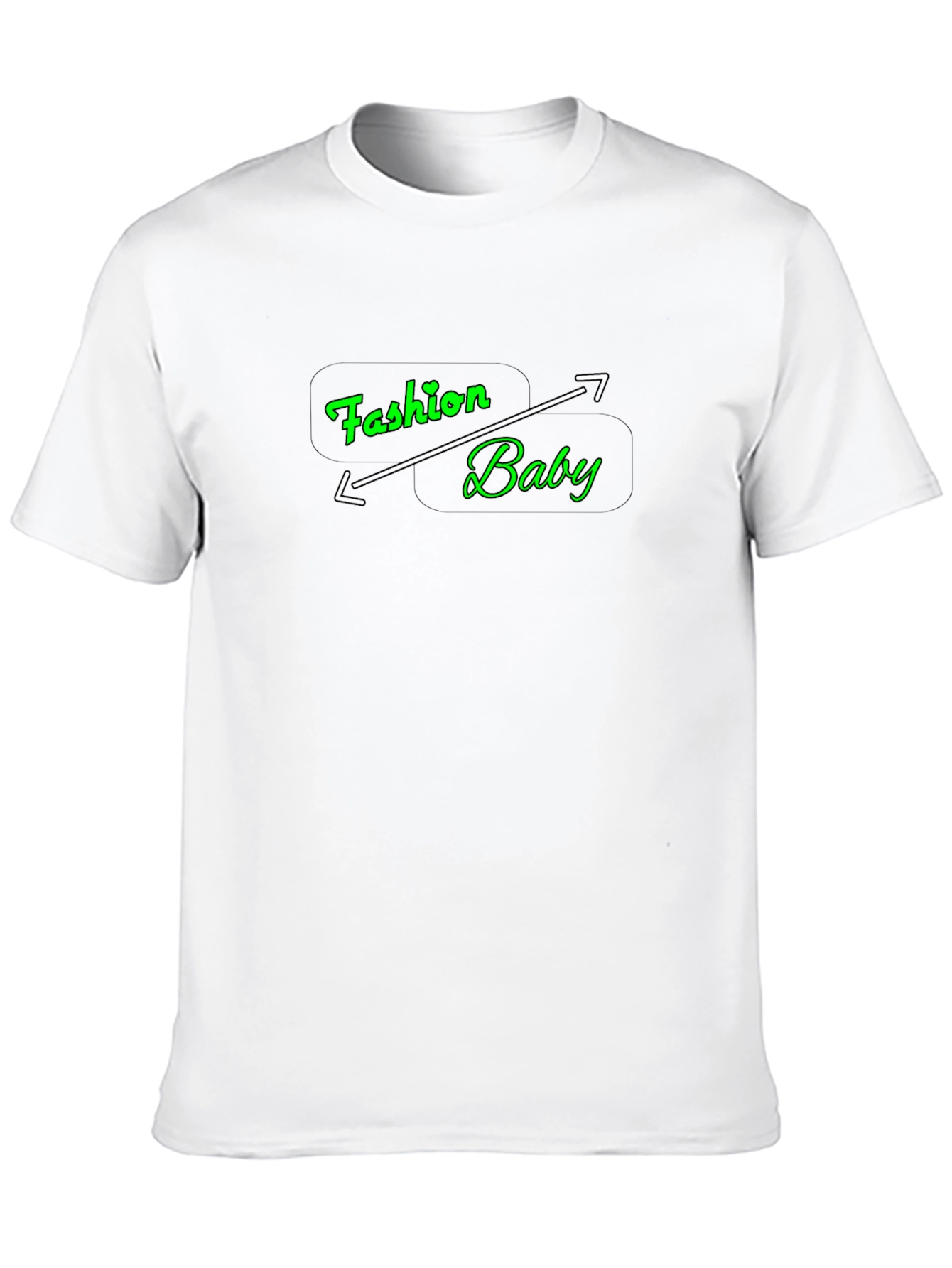 Black Fashion Baby Graphic Tee - Modern Style view 10