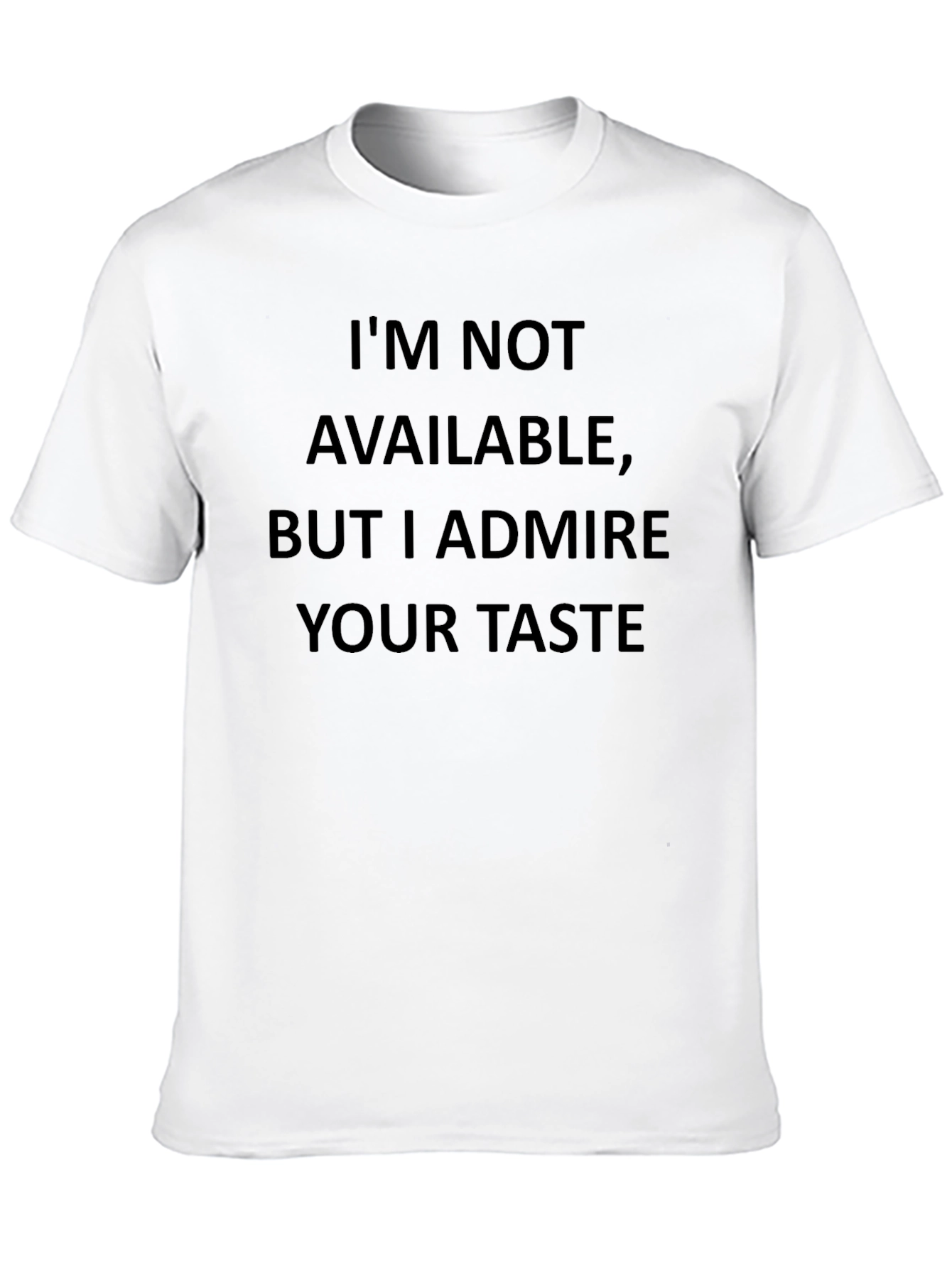 Black Unavailable But Admired Men's Black Graphic Tee view 10