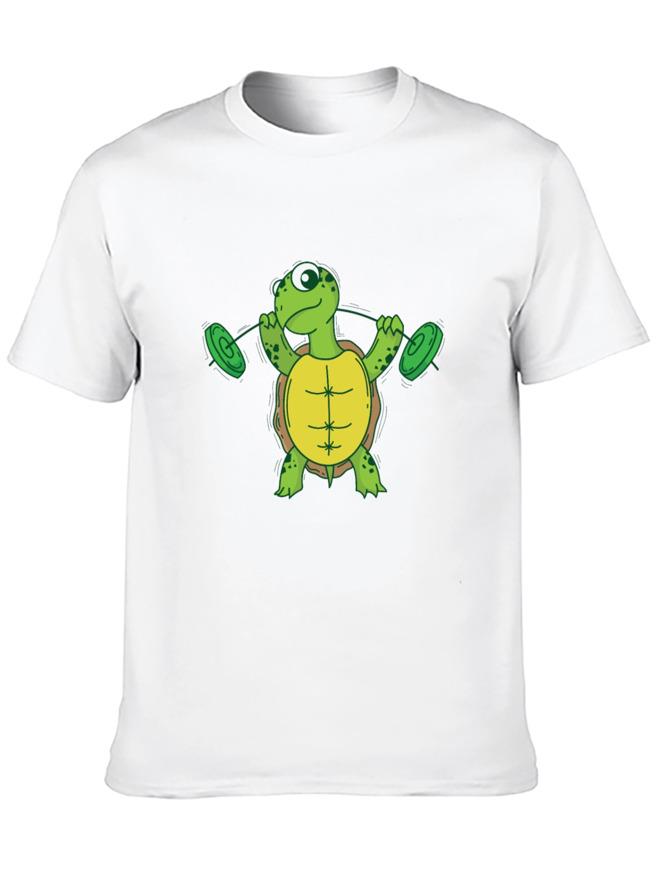 Black Turtle Weightlifting Black T-Shirt view 10