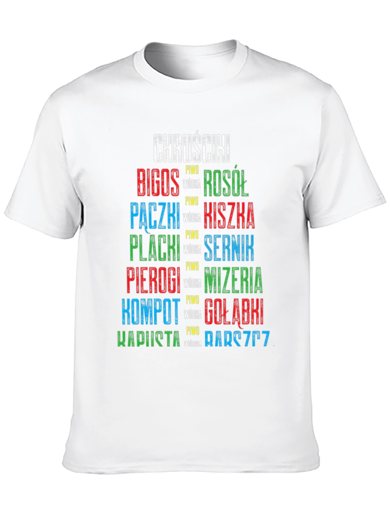 Black Polish Food T-Shirt: Bigos, Pierogi, Kapusta & More! view 10