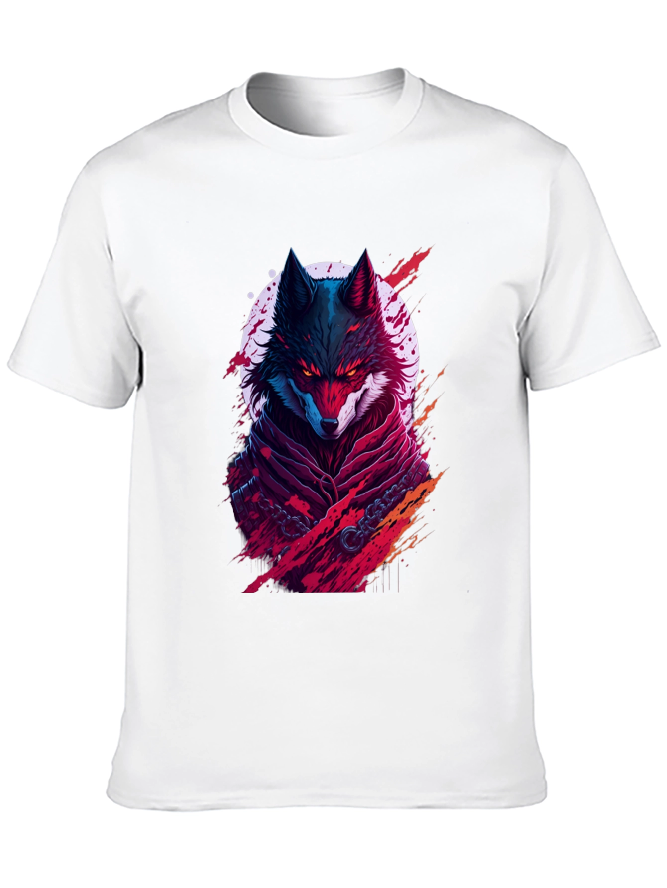 Black Wolf Graphic Tee - Unique Streetwear Design view 10