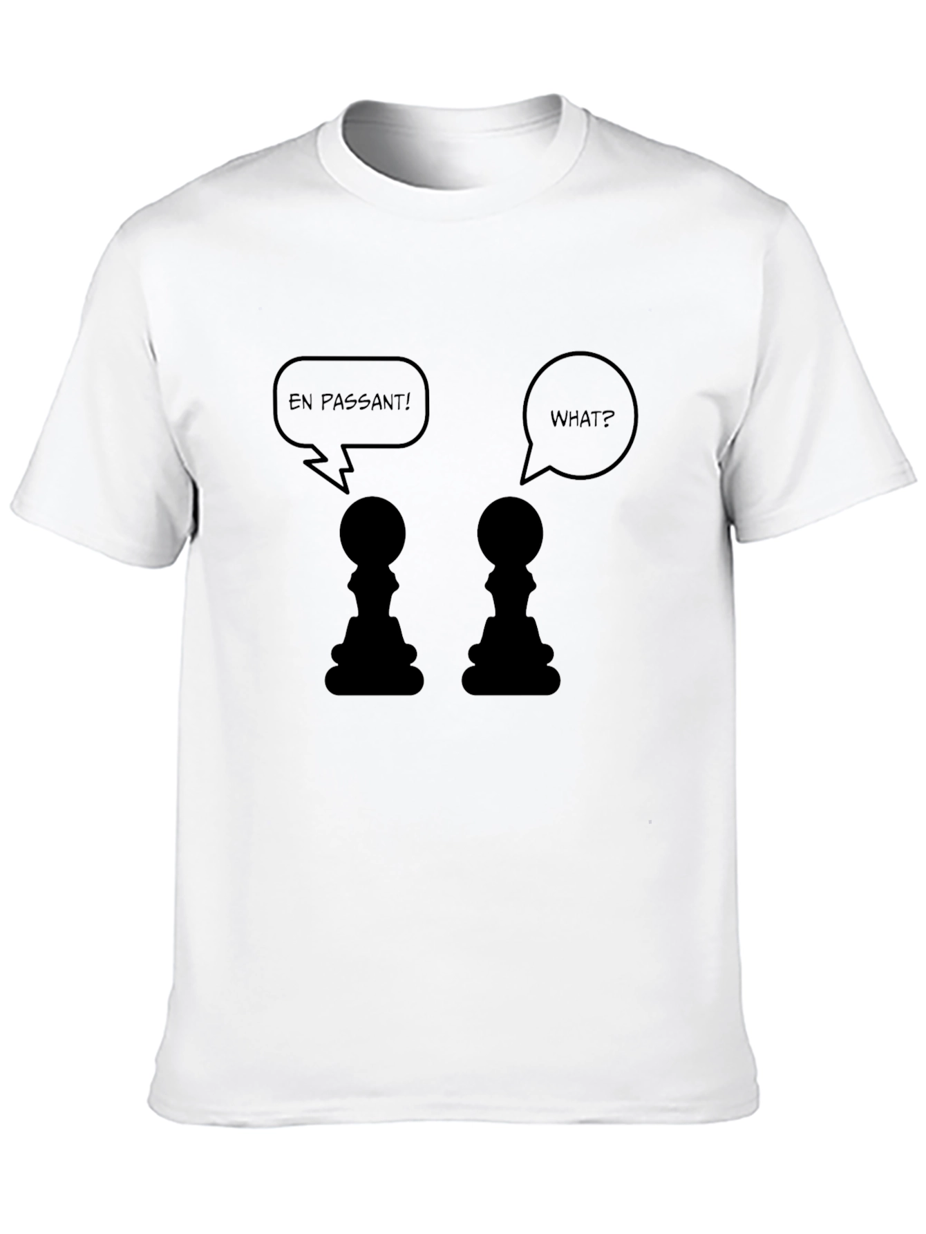 Black En Passant Chess T-Shirt - Funny Chess Pawn Tee view 10