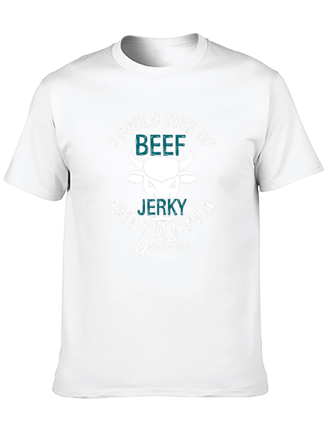 Black Beef Jerky Lover T-Shirt - I'm Not a Quitter! view 10