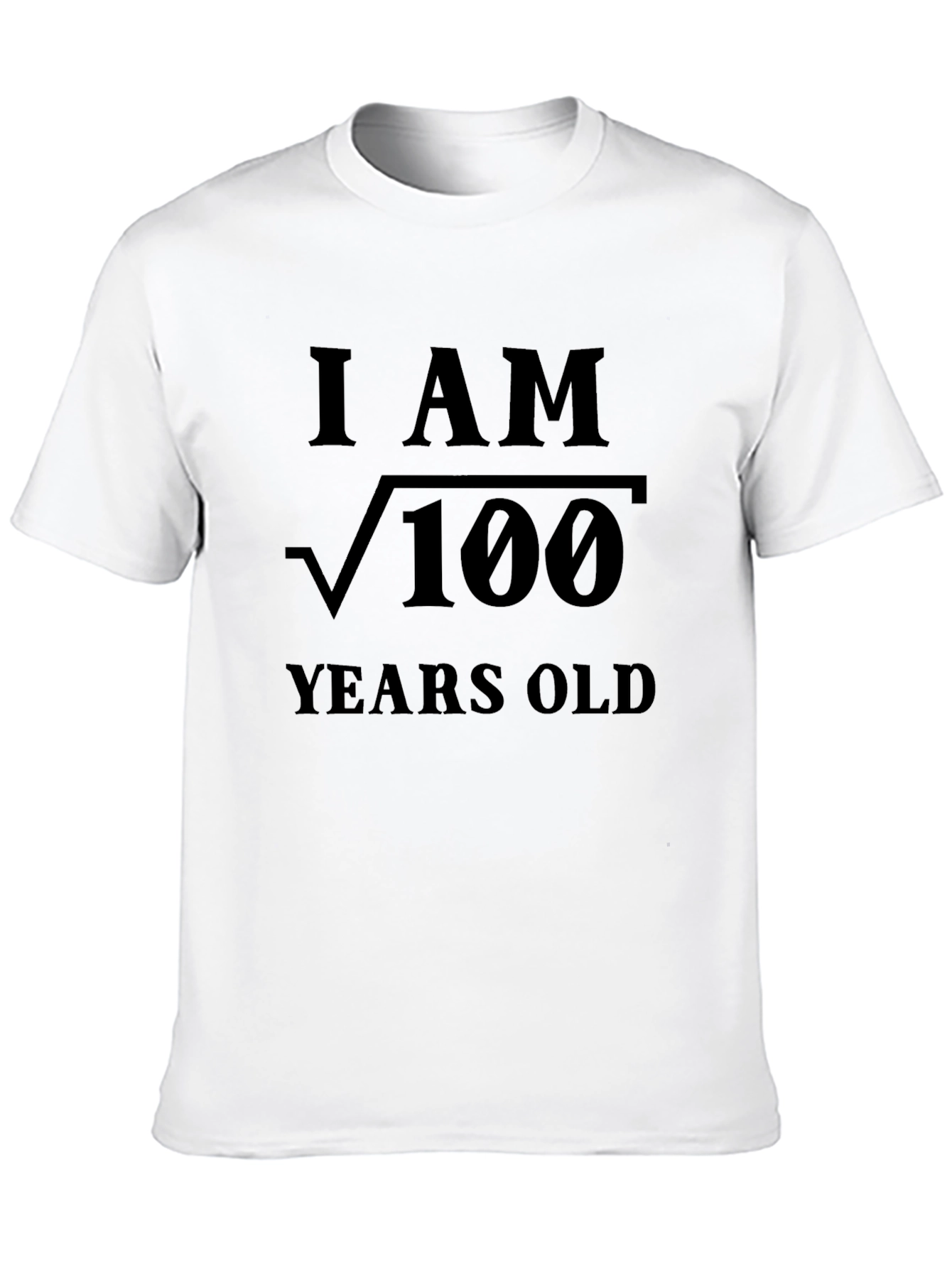 Black I Am Root 100 - Funny 10 Year Old T-Shirt view 10