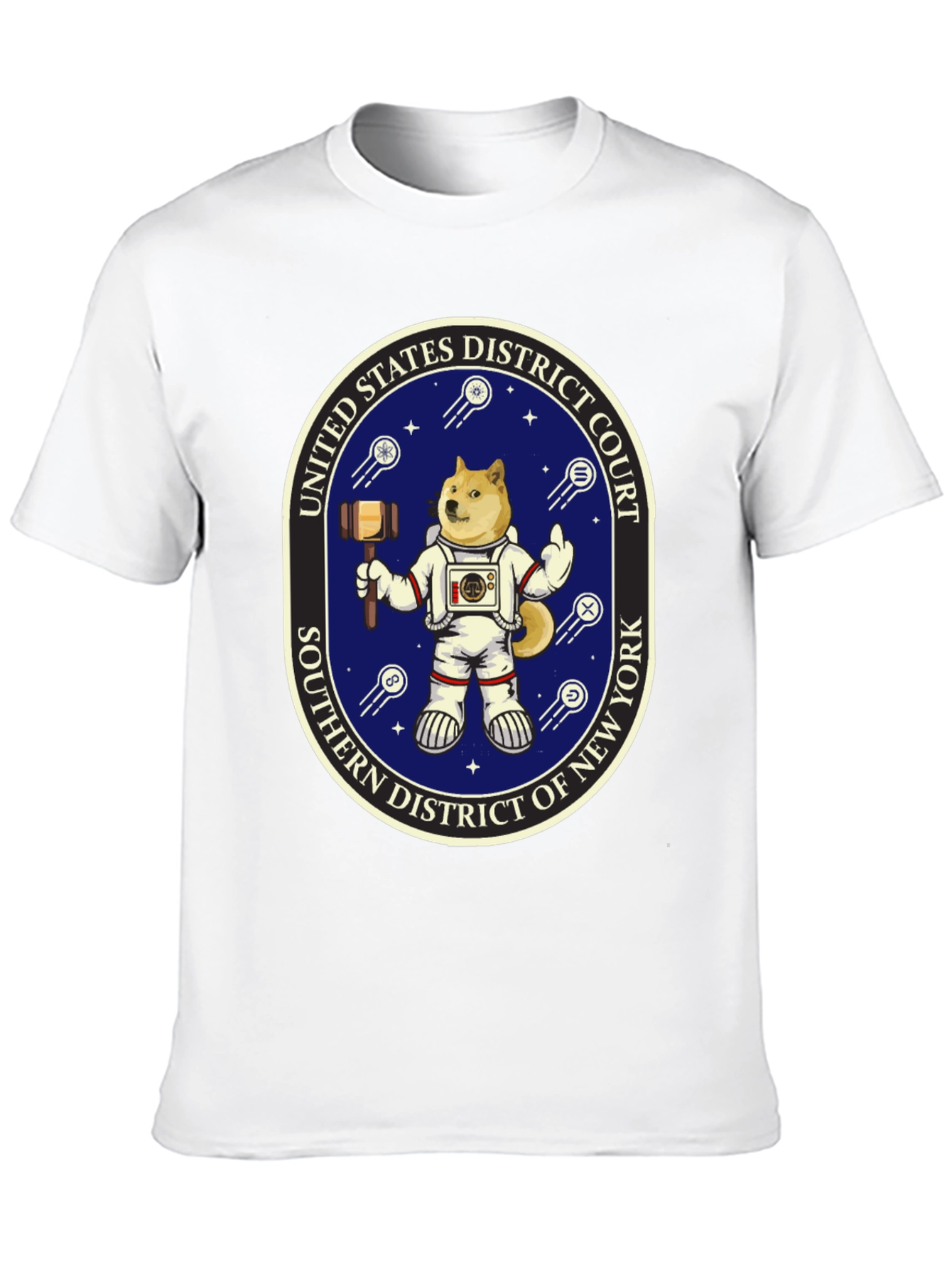 Black Doge Astronaut T-Shirt - Southern District Court of New York view 10