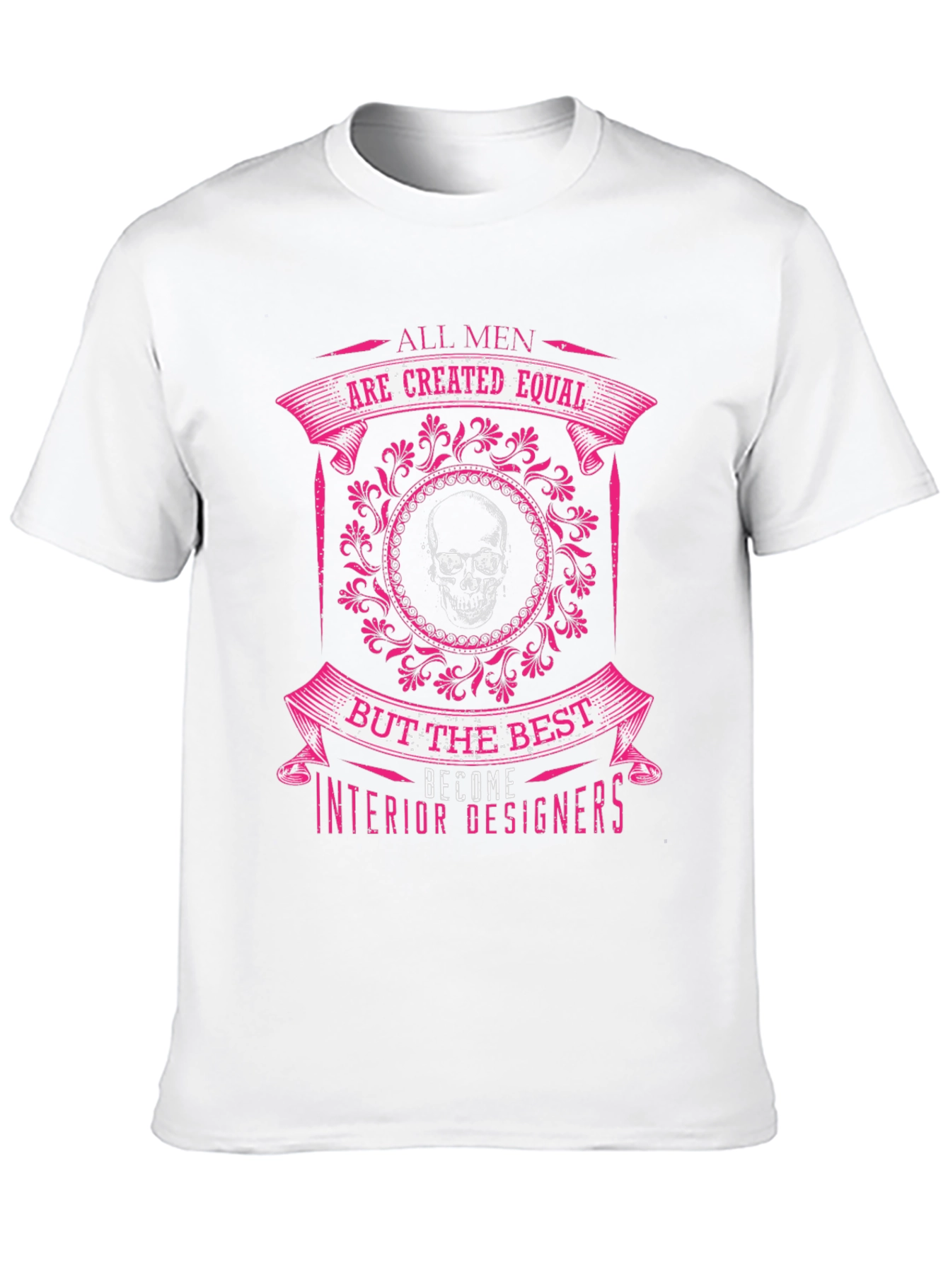 Black Interior Designer Graphic Tee - All Men Are Created Equal view 10