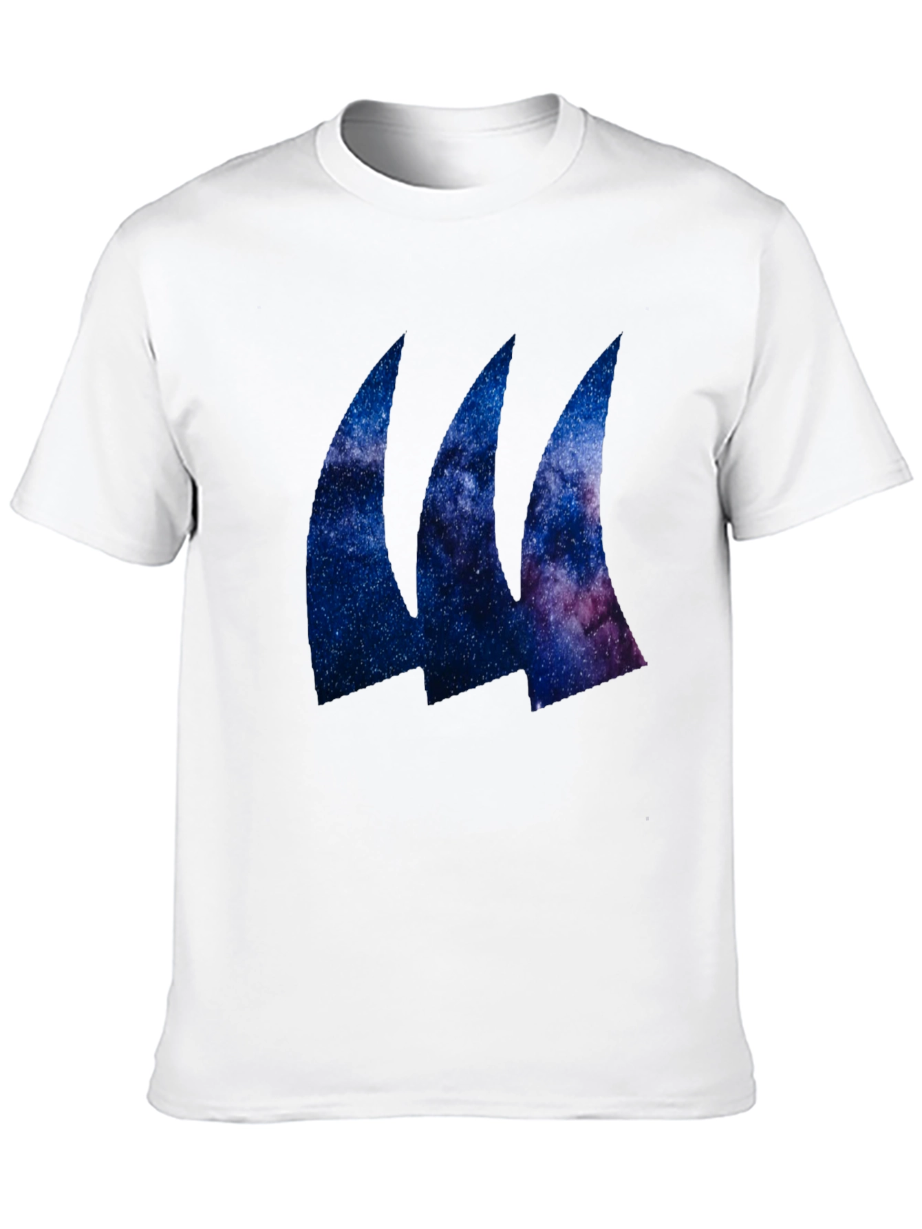 Black Galaxy Wave Tee - Black Stylish T-Shirt view 10