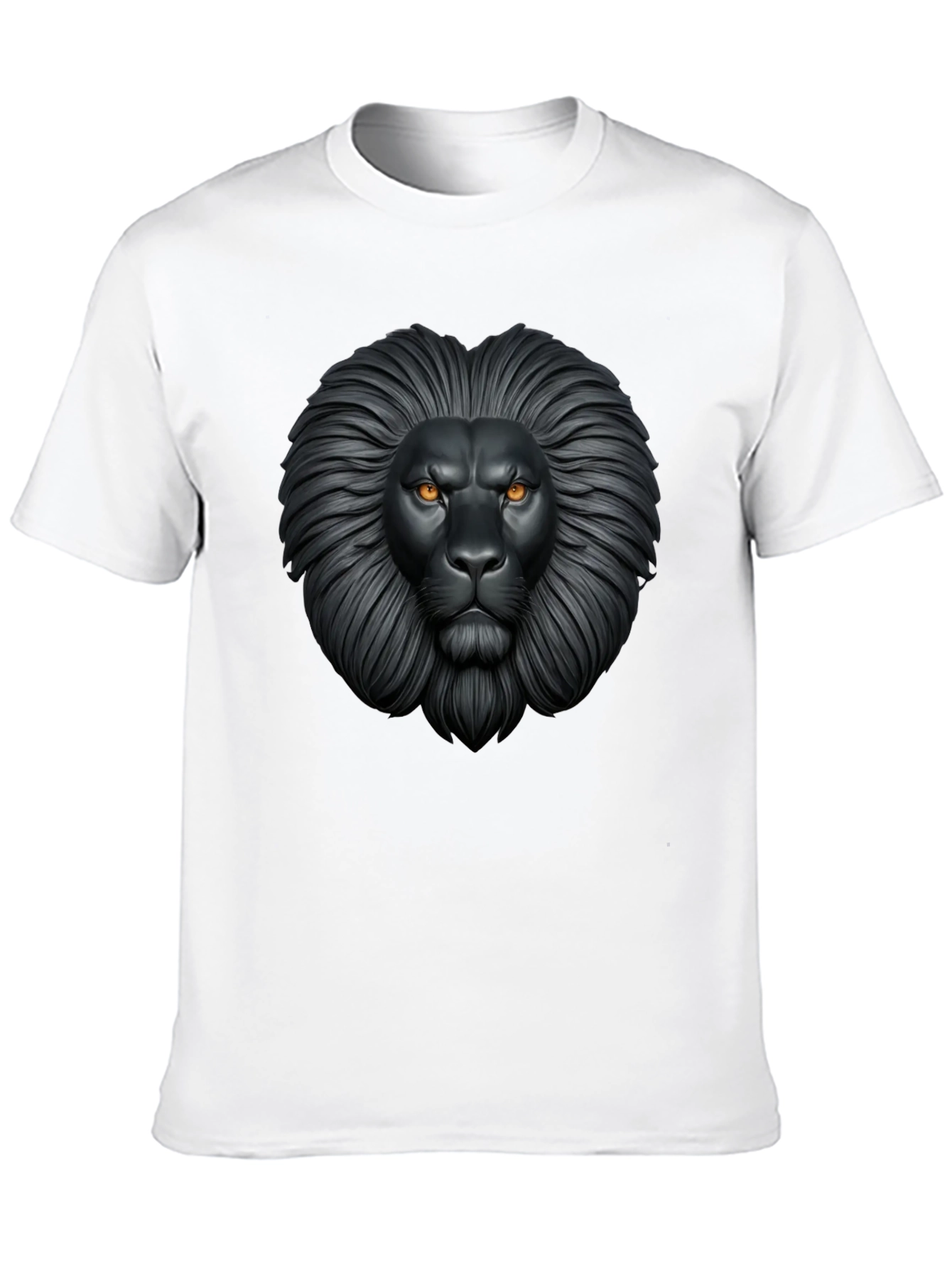 Black Lion Graphic Black T-Shirt - Fierce Style view 10
