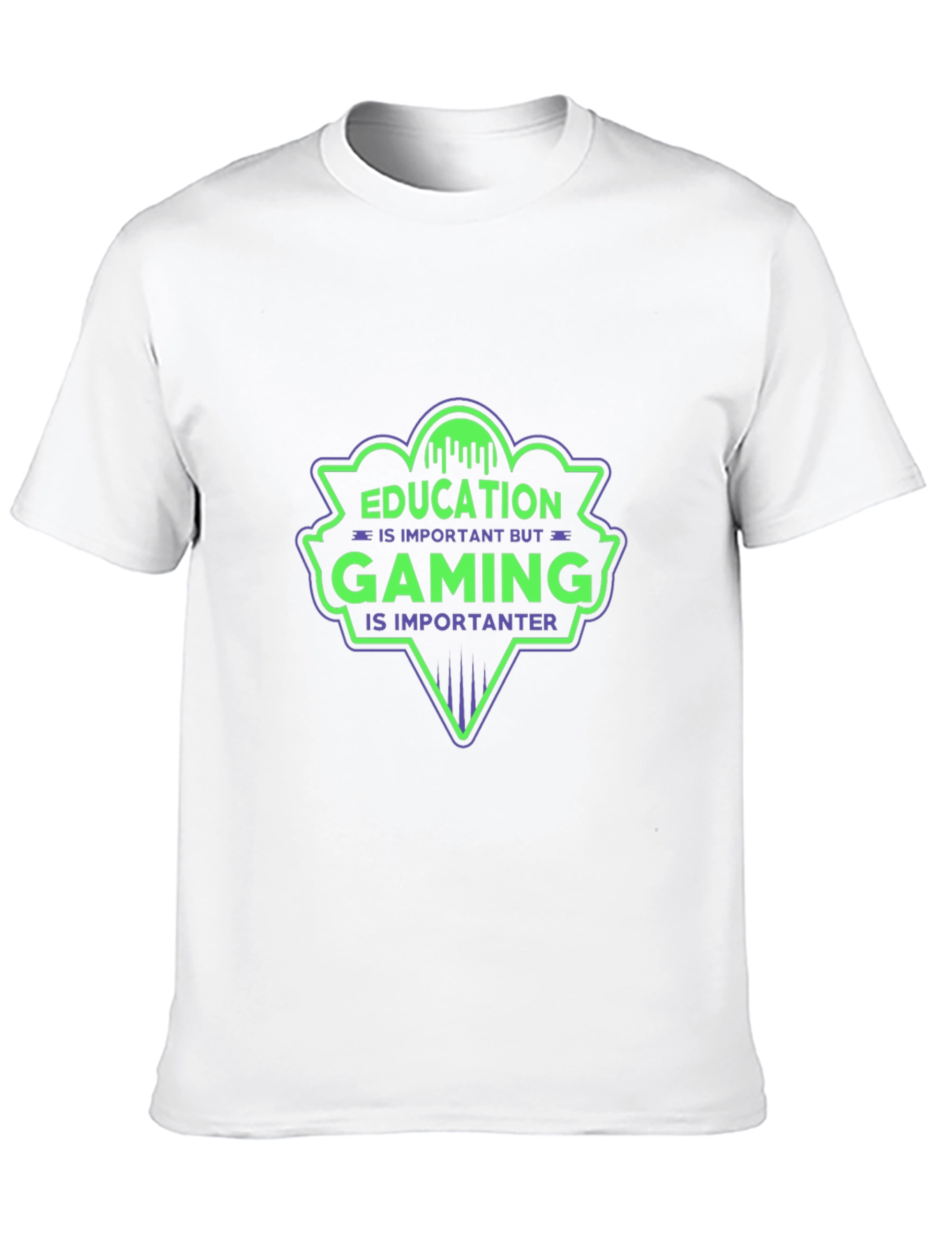Black Gaming is Importanter T-Shirt view 10