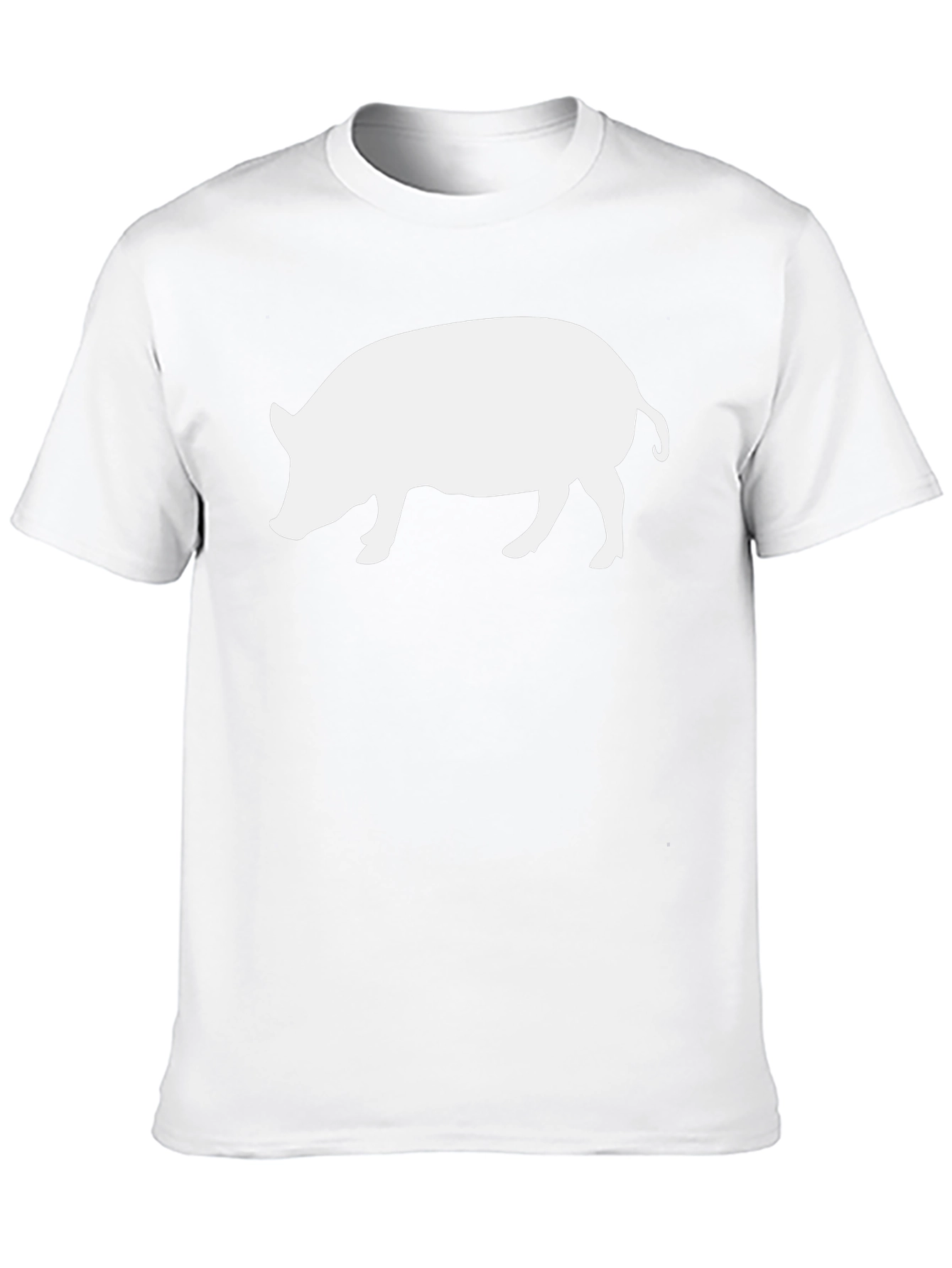 Black Boar Silhouette Graphic T-Shirt view 10