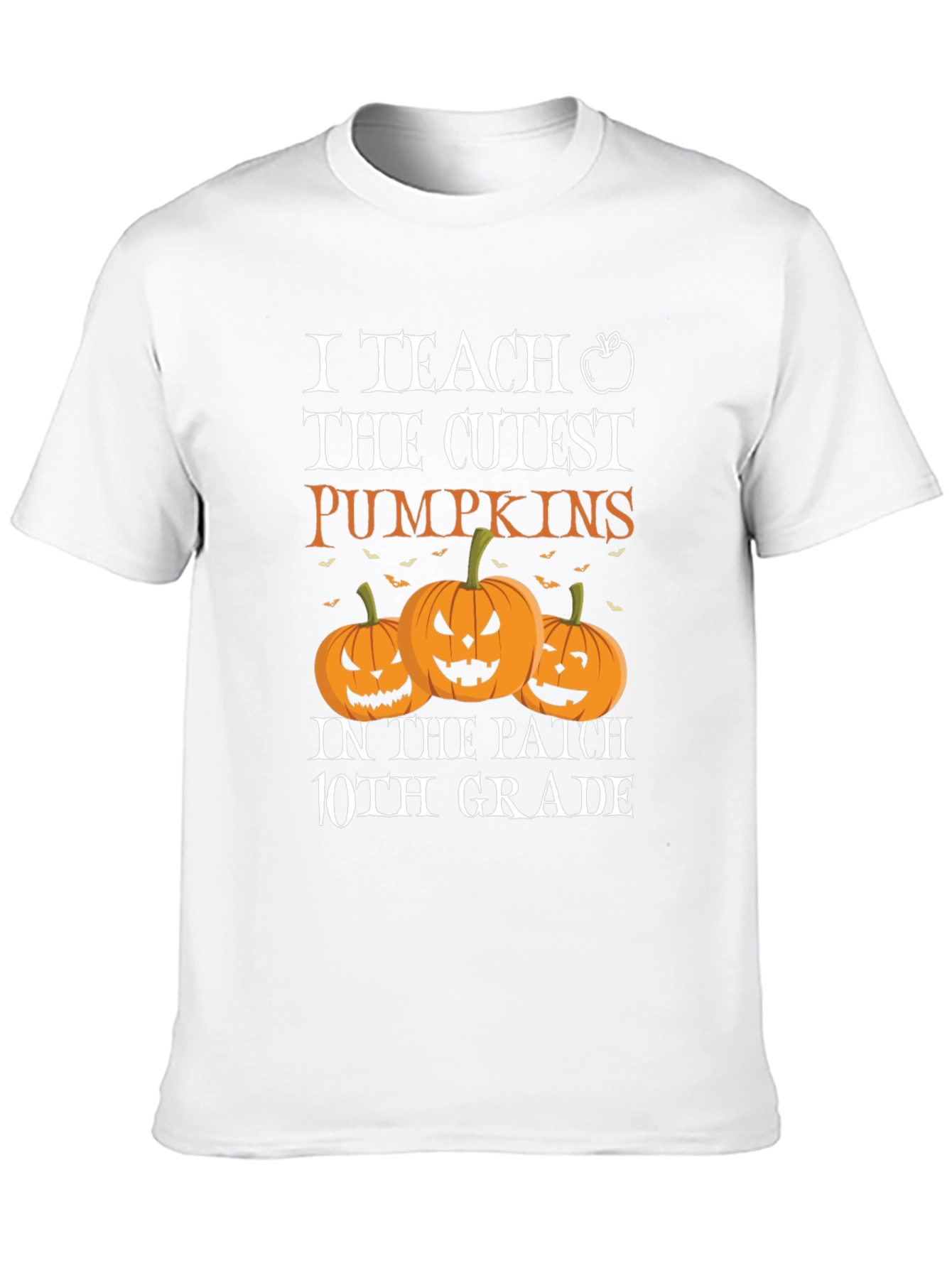 Black I Teach The Cutest Pumpkins T-Shirt view 10