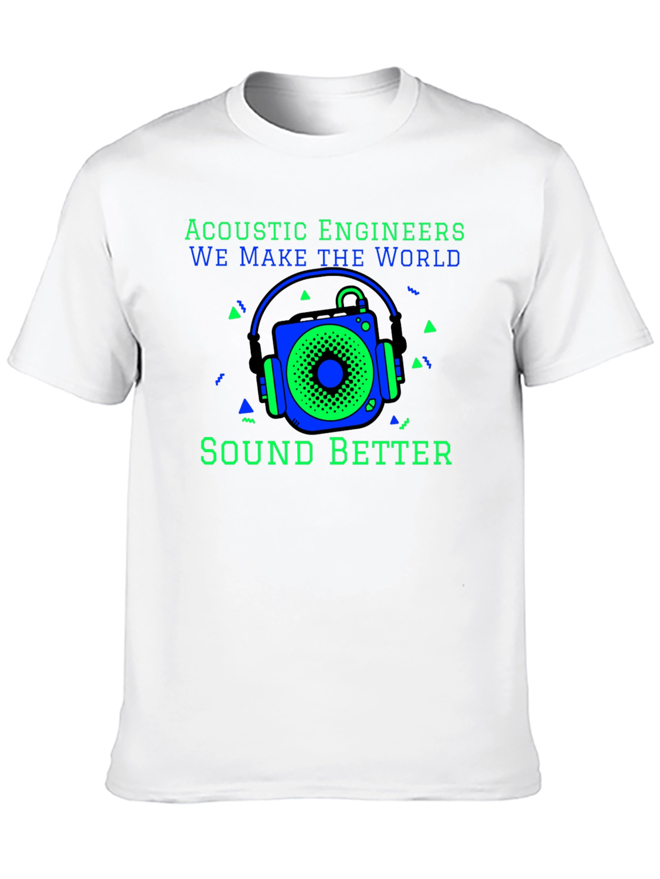 Black Acoustic Engineers Sound Better T-Shirt view 10
