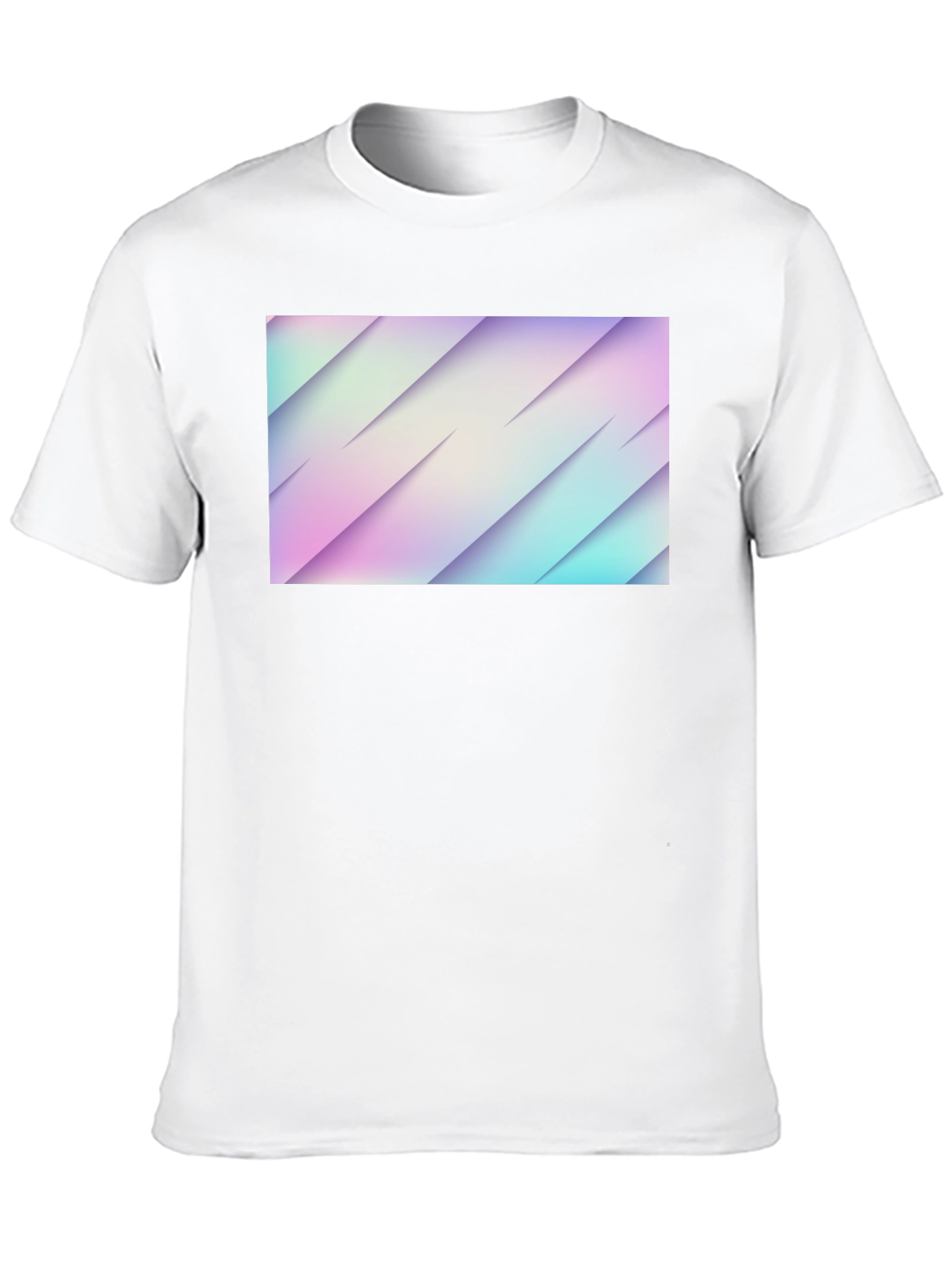 Black Abstract Black Graphic Tee - Modern Design view 10