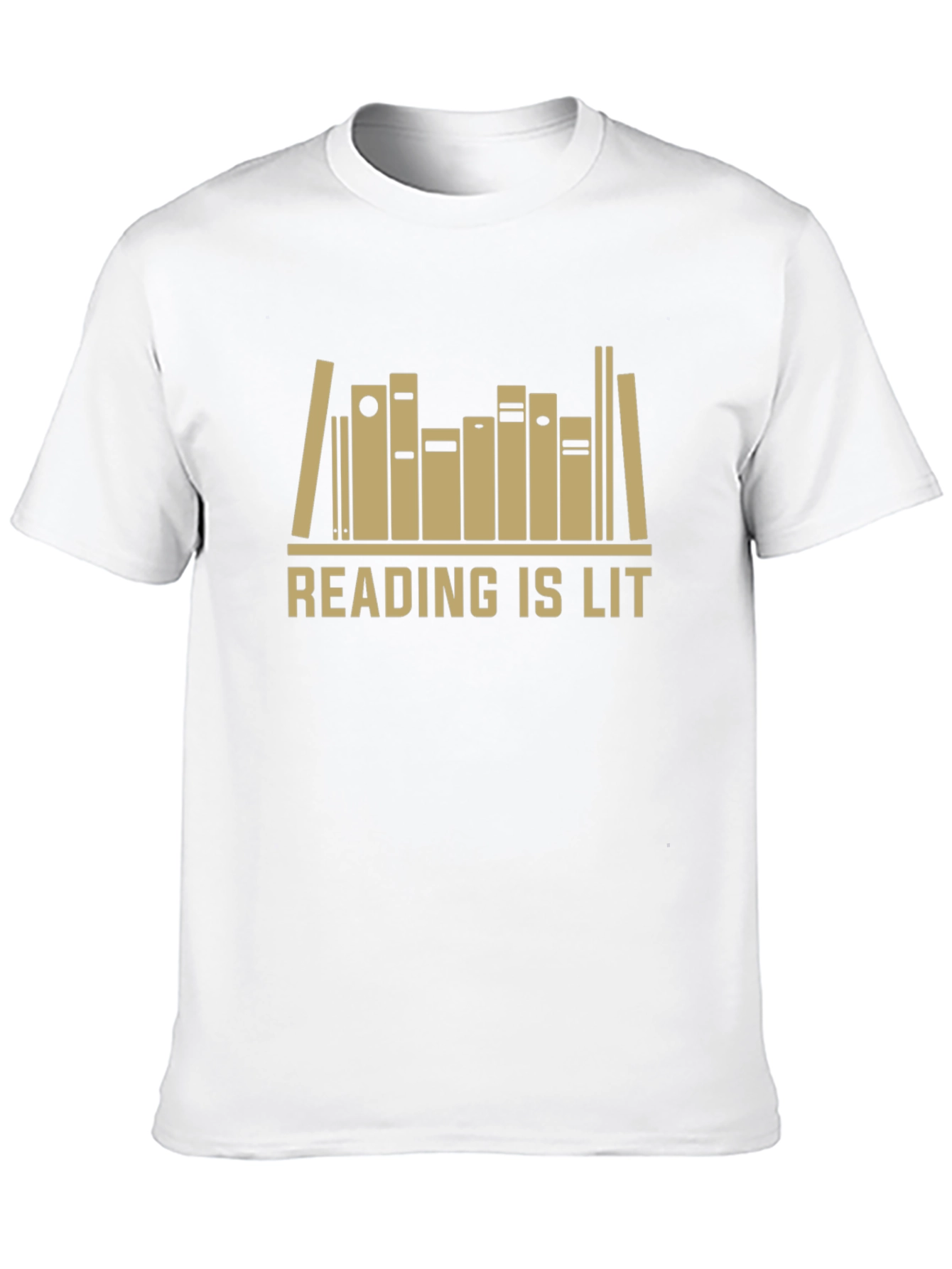 Black Reading Is Lit T-Shirt - Book Lover Apparel view 10