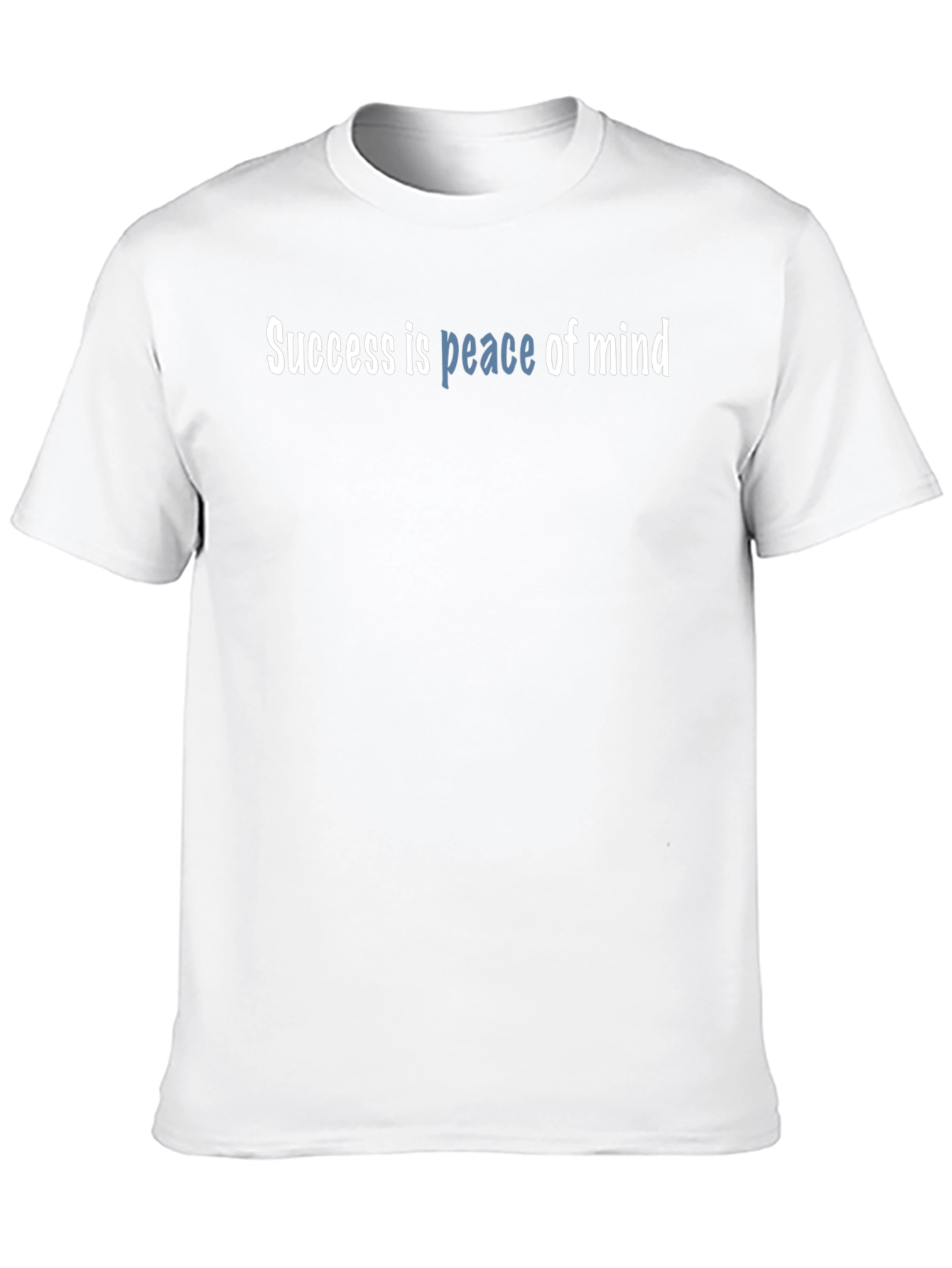 Black Success is Peace of Mind Graphic Tee view 10
