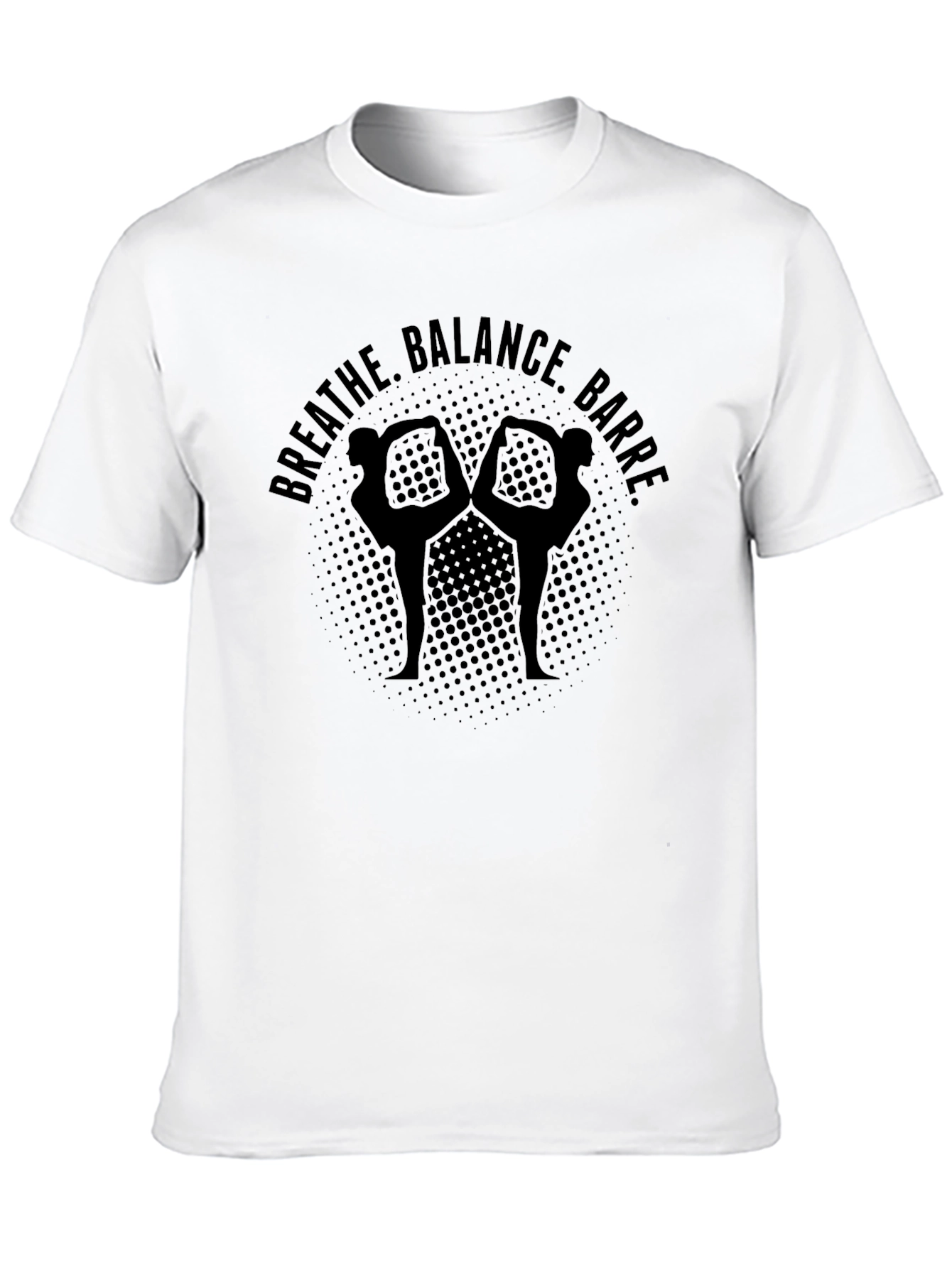 Black Breathe Balance Barre Black T-Shirt view 10
