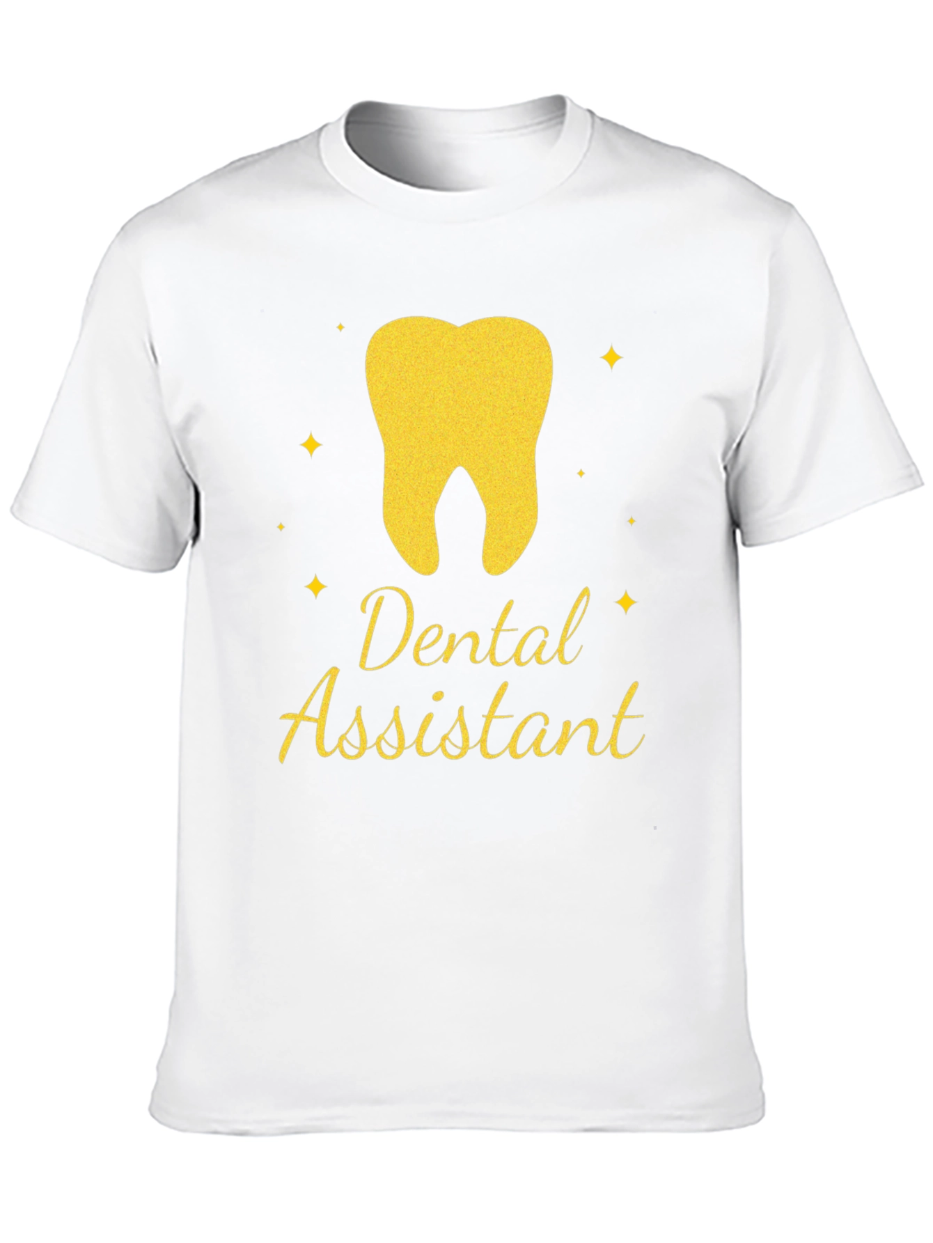 Black Dental Assistant T-Shirt - Tooth Graphic Tee view 10