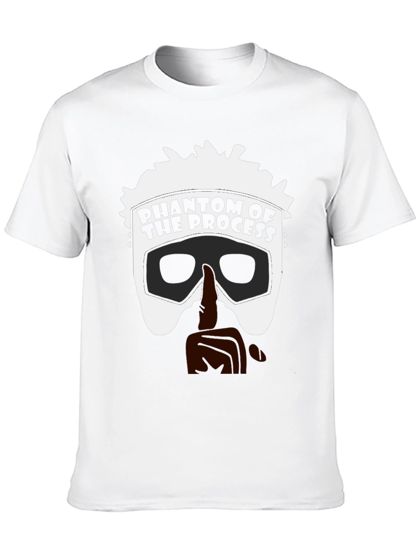 Black Phantom of the Process Black T-Shirt view 10