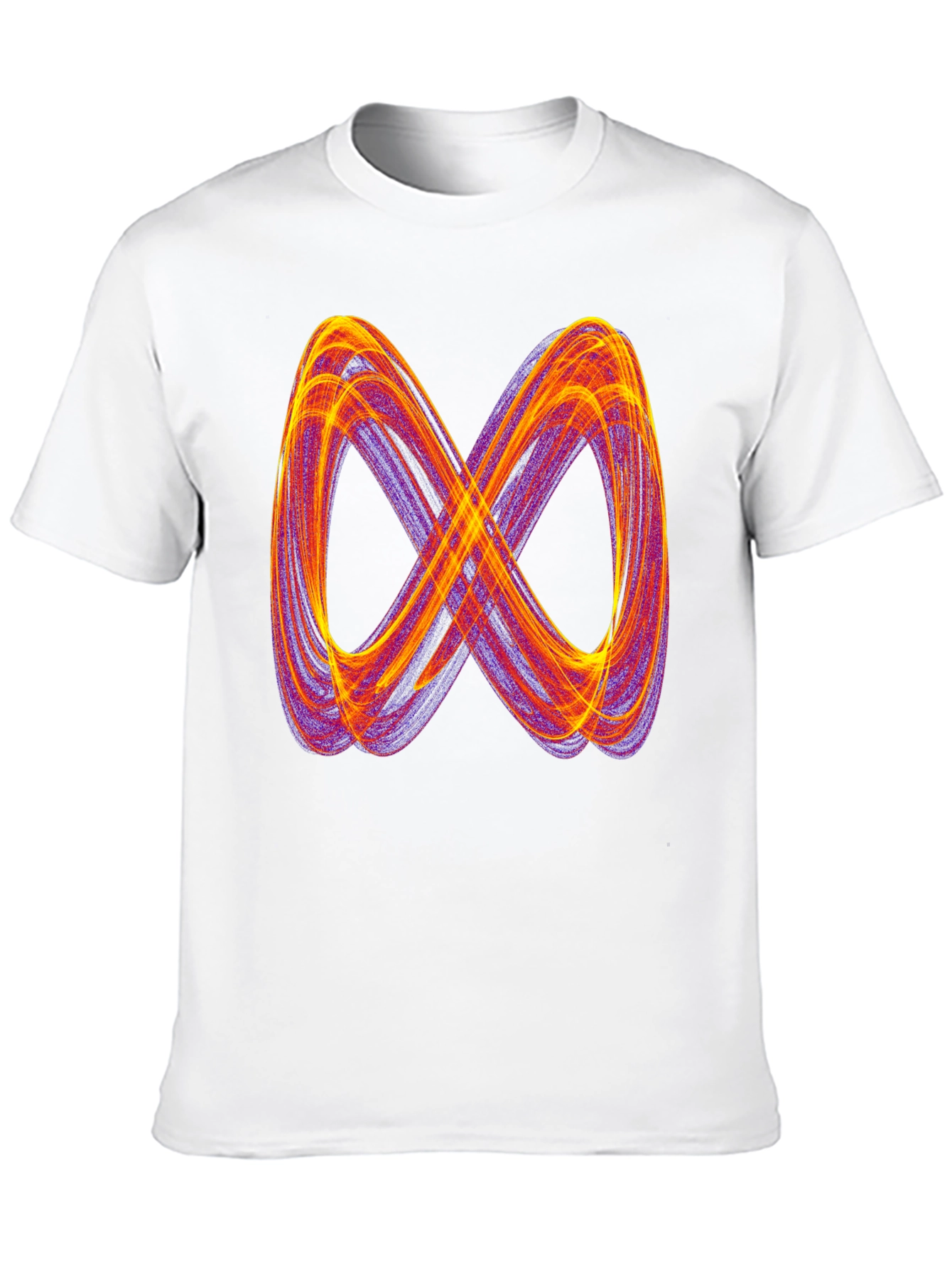 Black Infinity Symbol Graphic Tee - Black Cotton Blend Shirt view 10