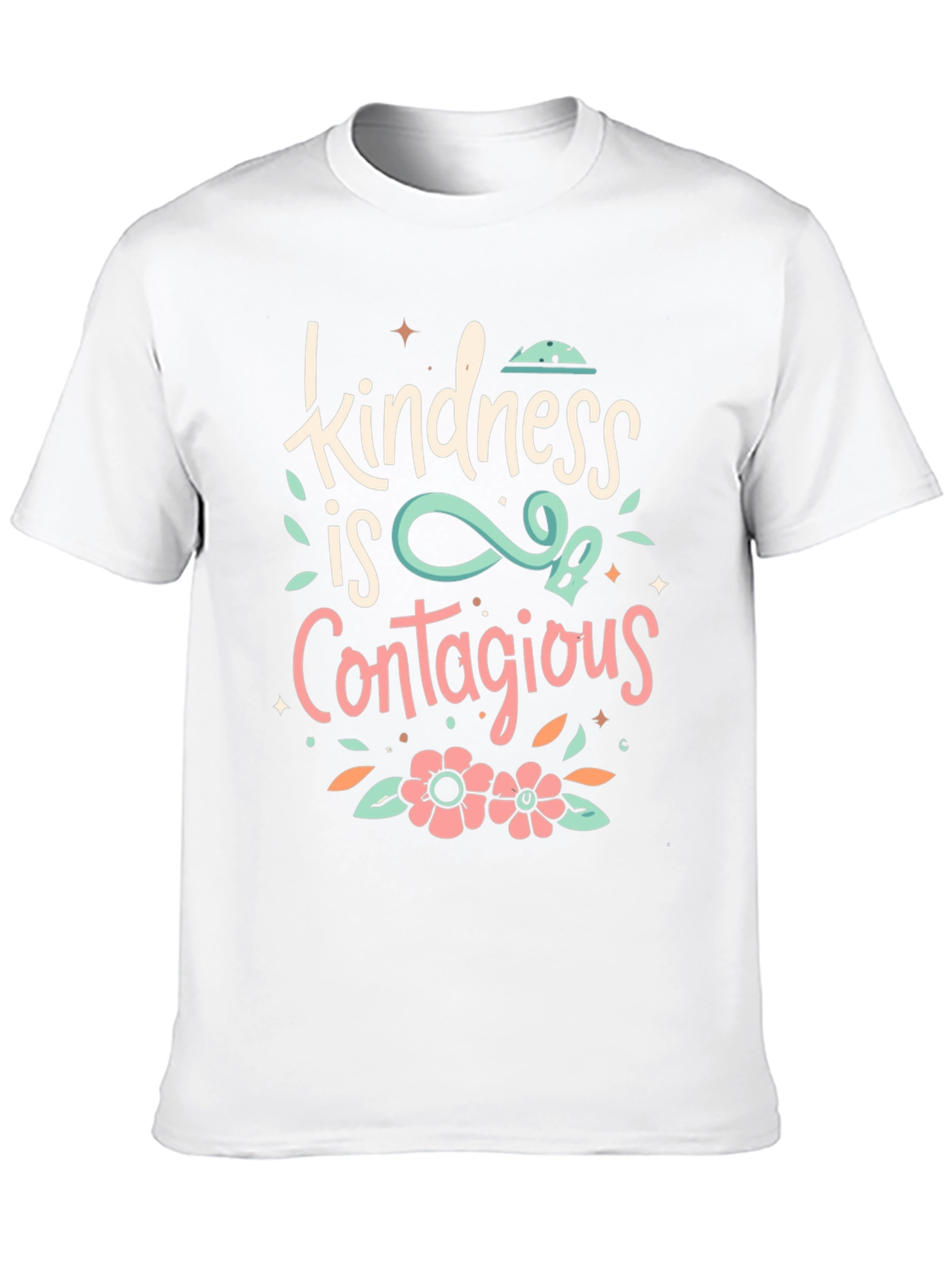 Black Kindness is Contagious Graphic Tee view 10