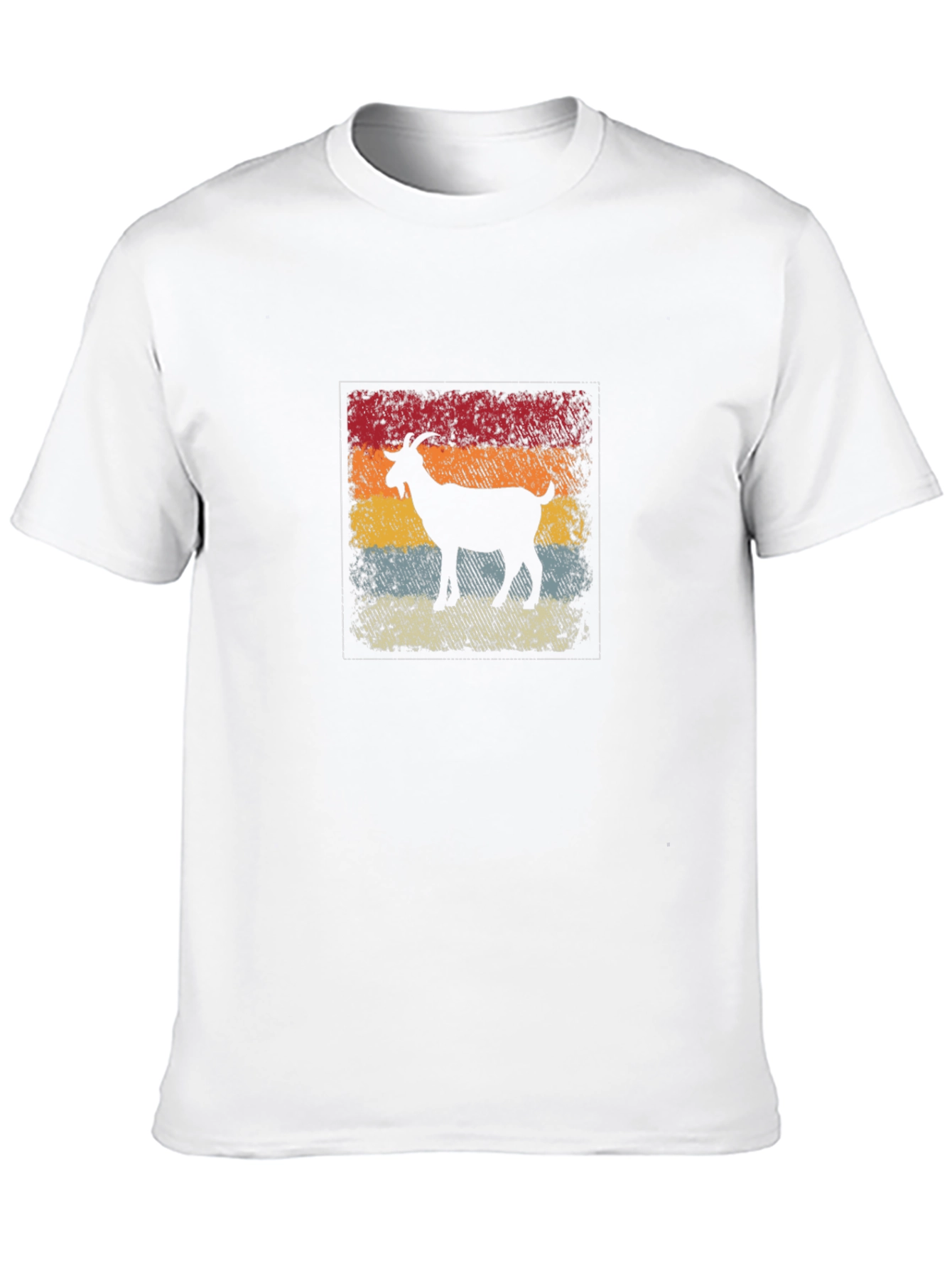 Black Retro Goat Graphic T-Shirt - Vintage Style view 10
