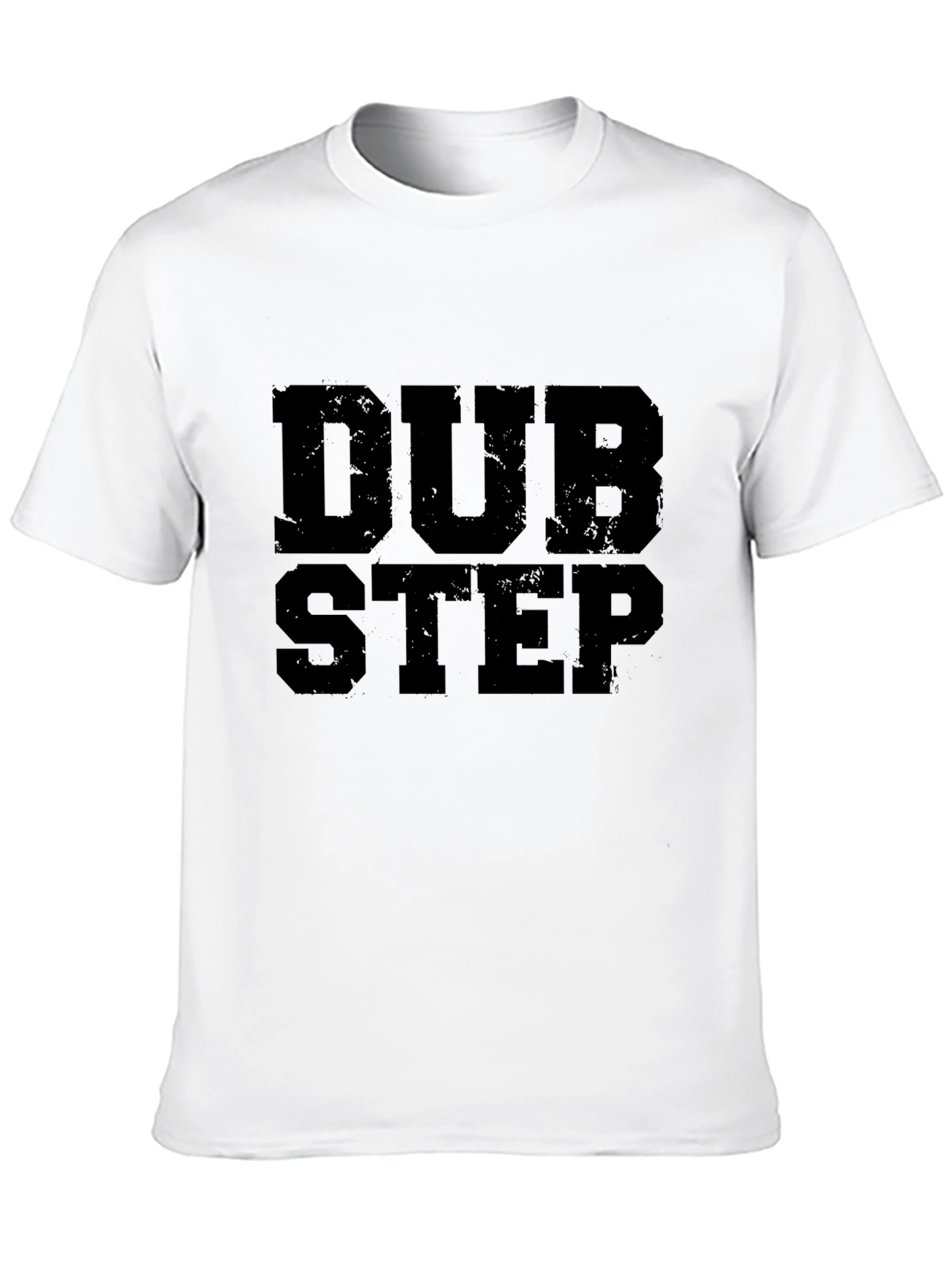 Black Dubstep Graphic Print T-Shirt - Black view 10