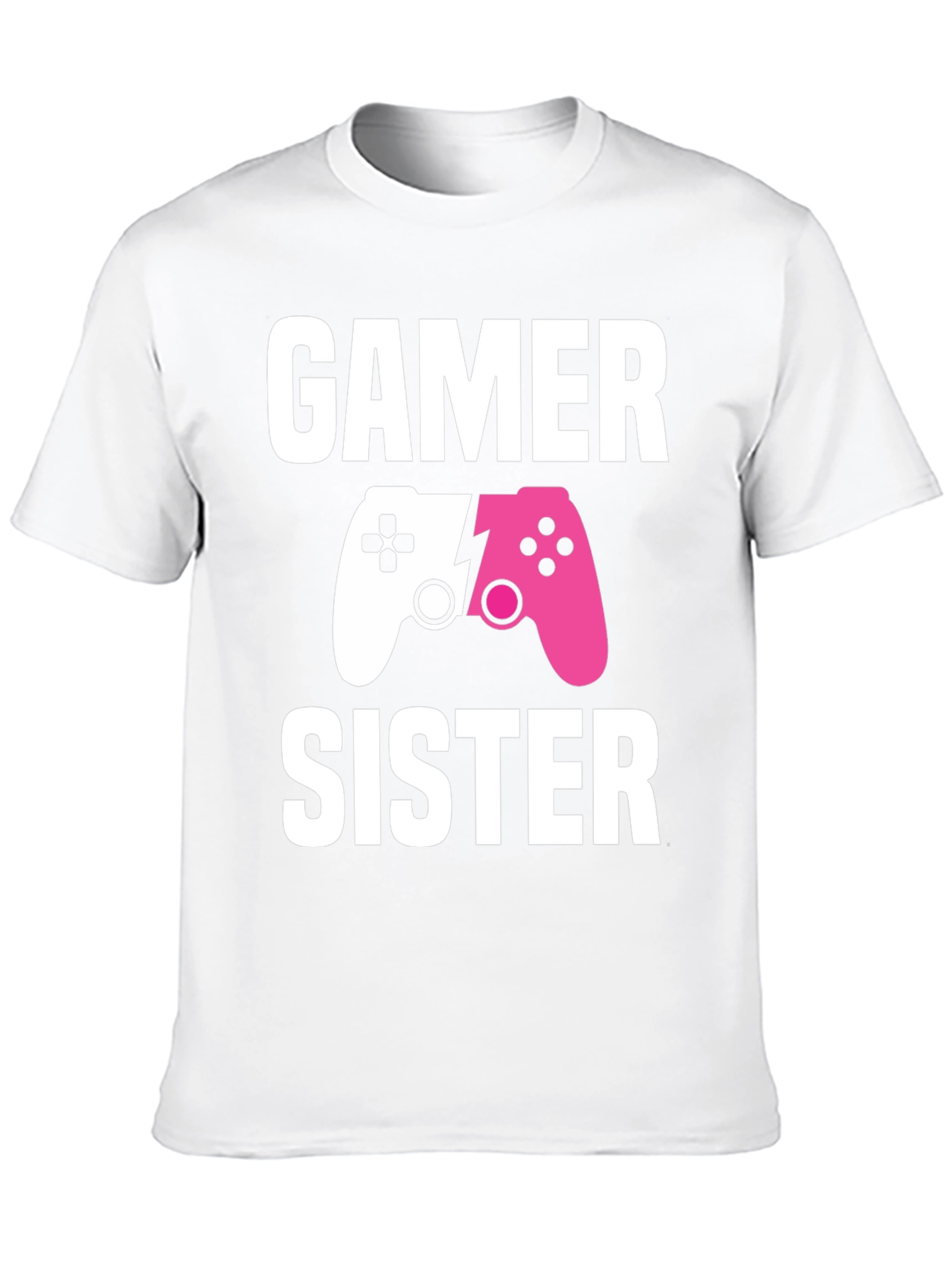 Black Gamer Sister T-Shirt | Matching Game Controller Tee view 10