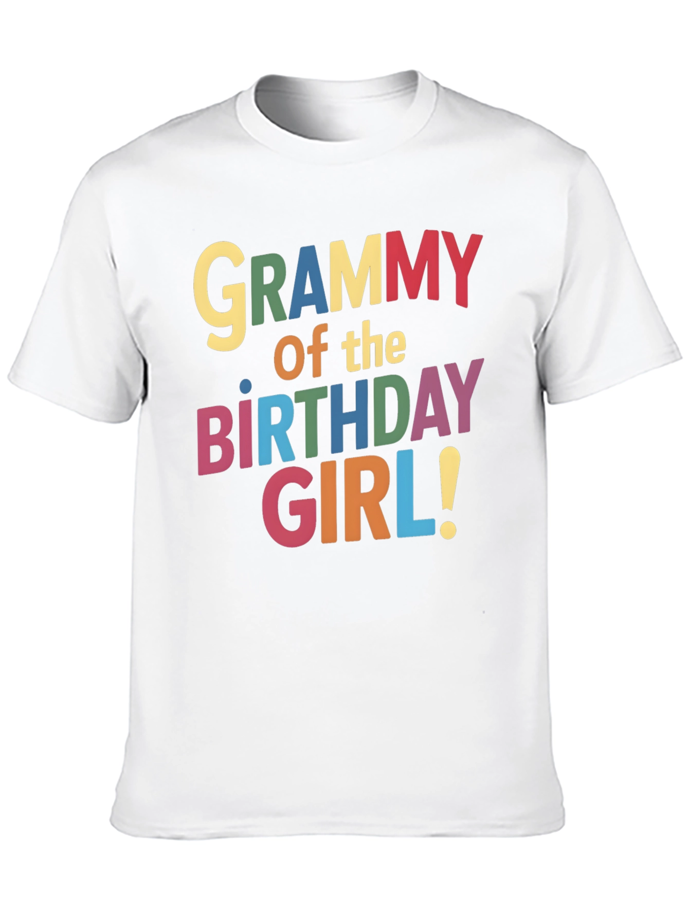 Black Grammy of the Birthday Girl Black T-Shirt view 10