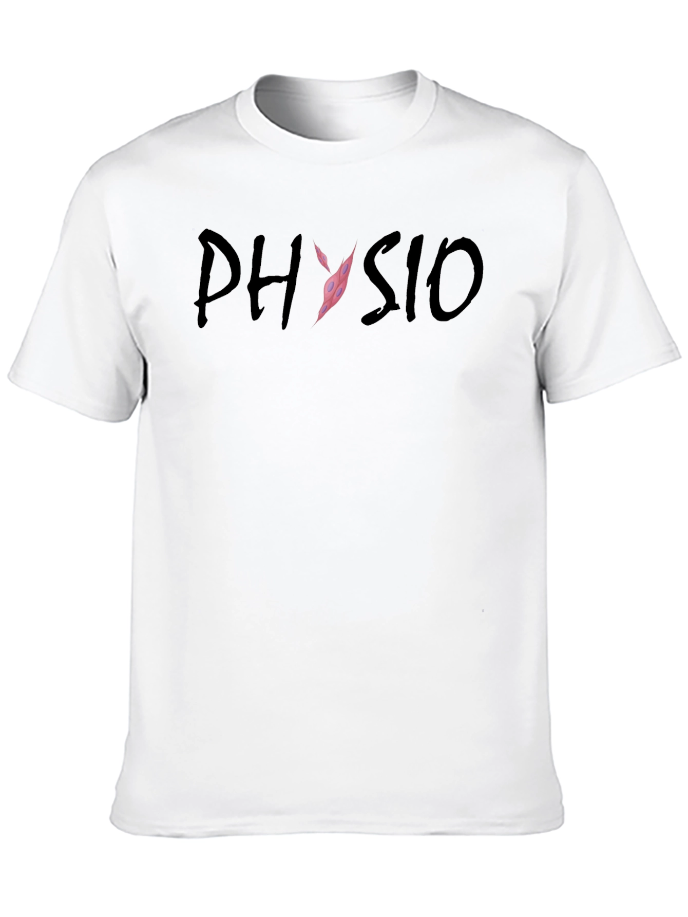 Black Physio Graphic Tee - Unisex Black T-Shirt view 10