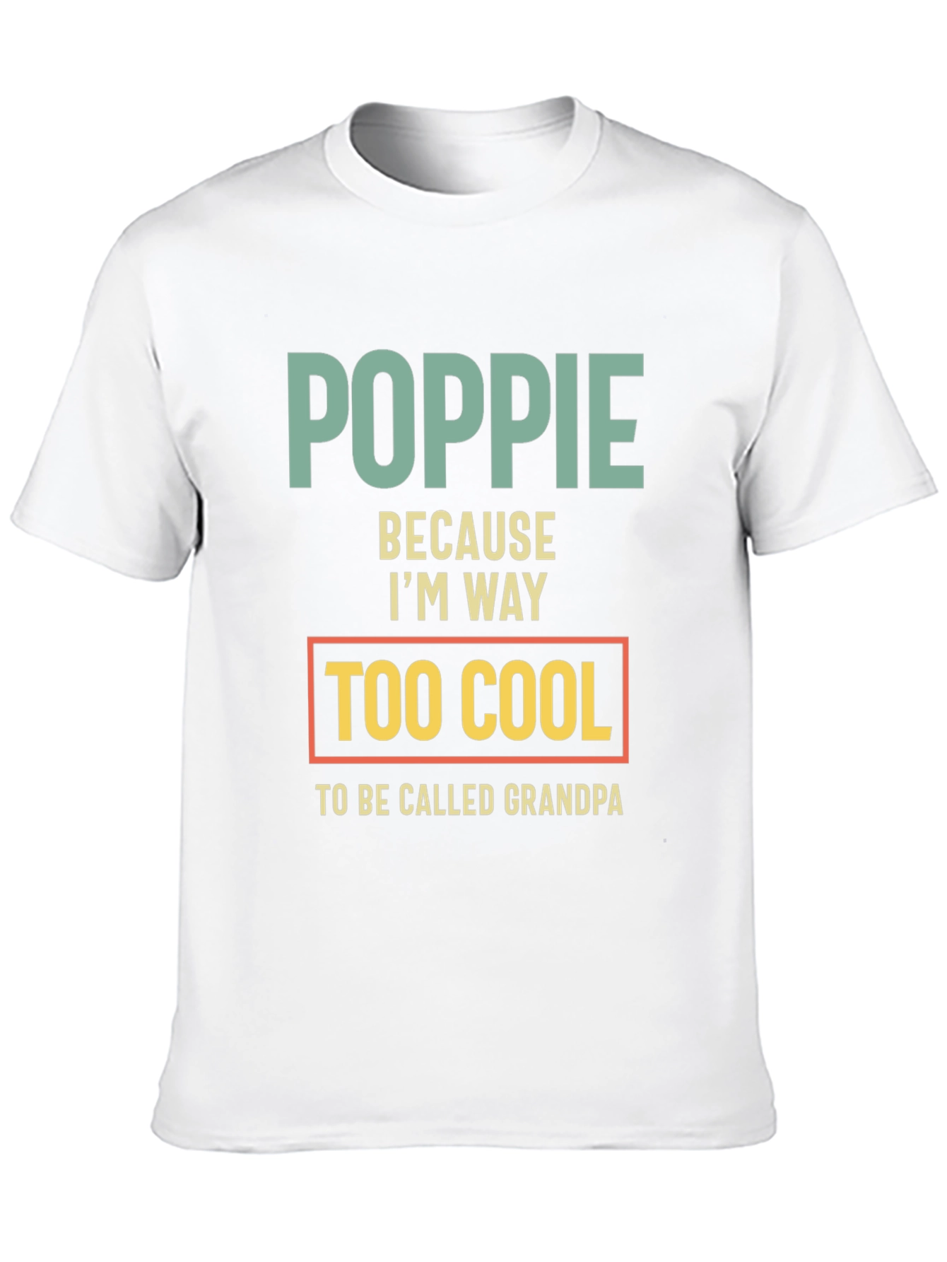 Black Poppie - Too Cool Grandpa T-Shirt view 10