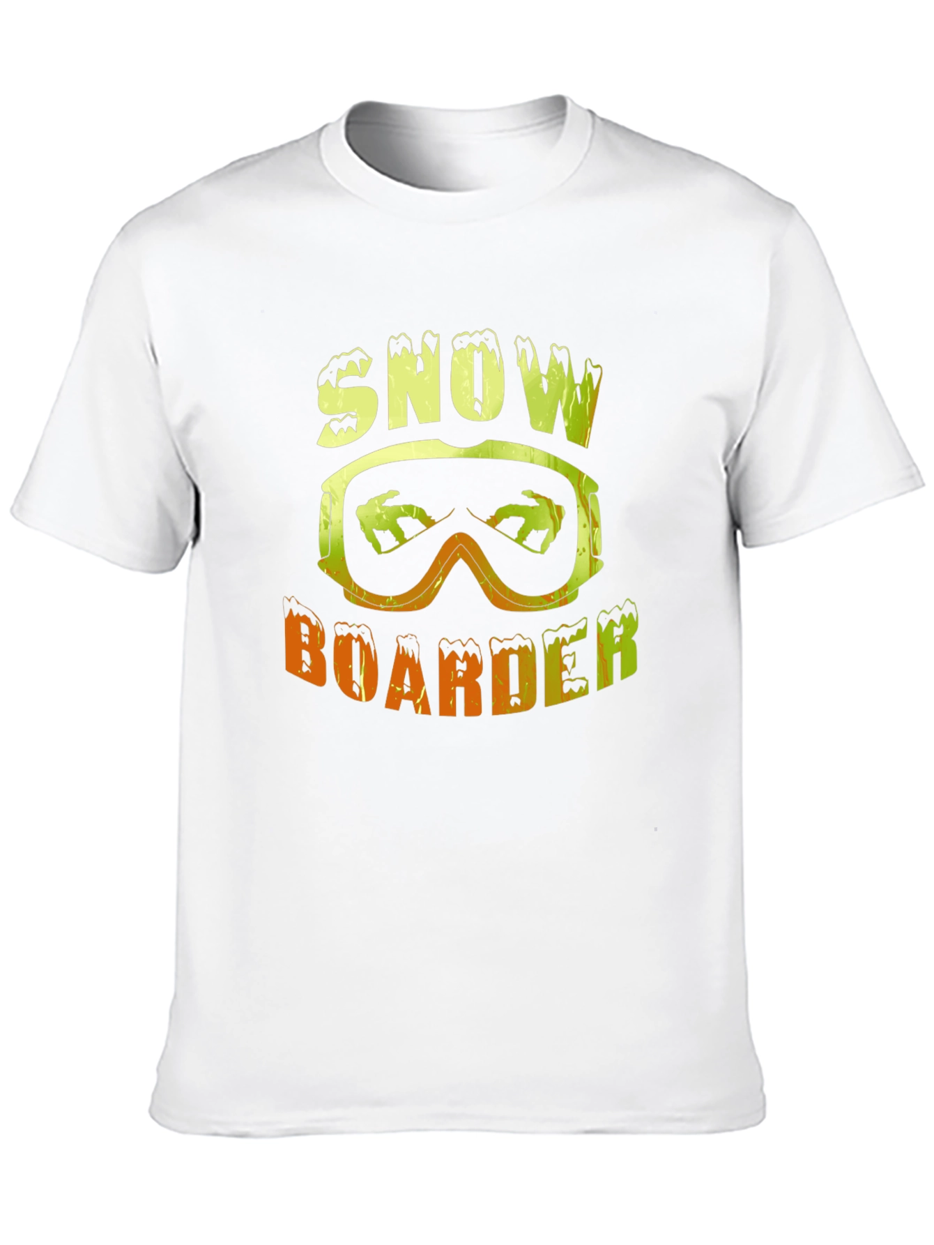 Black Snowboarder Graphic Tee - Winter Sports Apparel view 10
