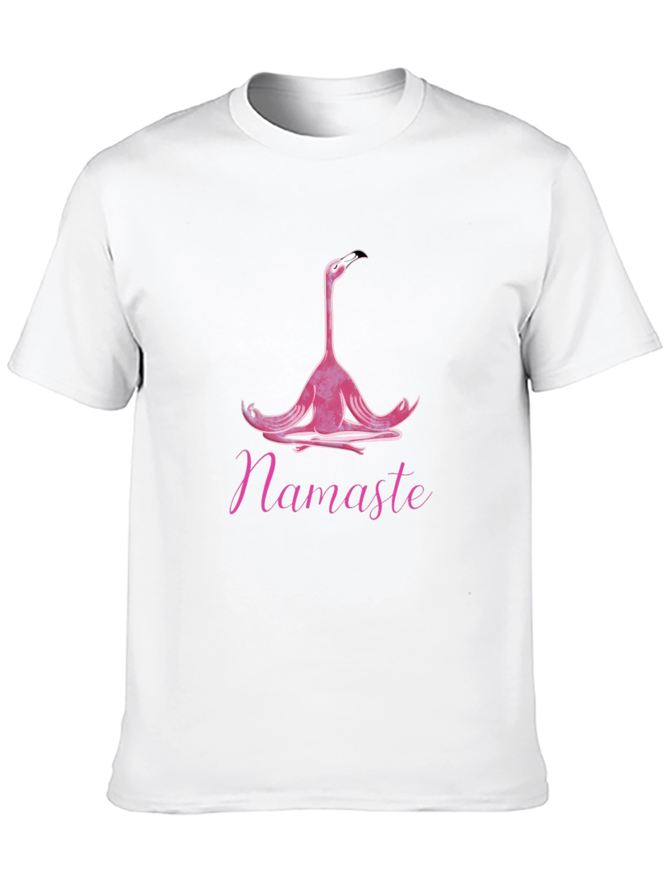 Meditating Flamingo T-Shirt - Namaste Yoga Tee - 10