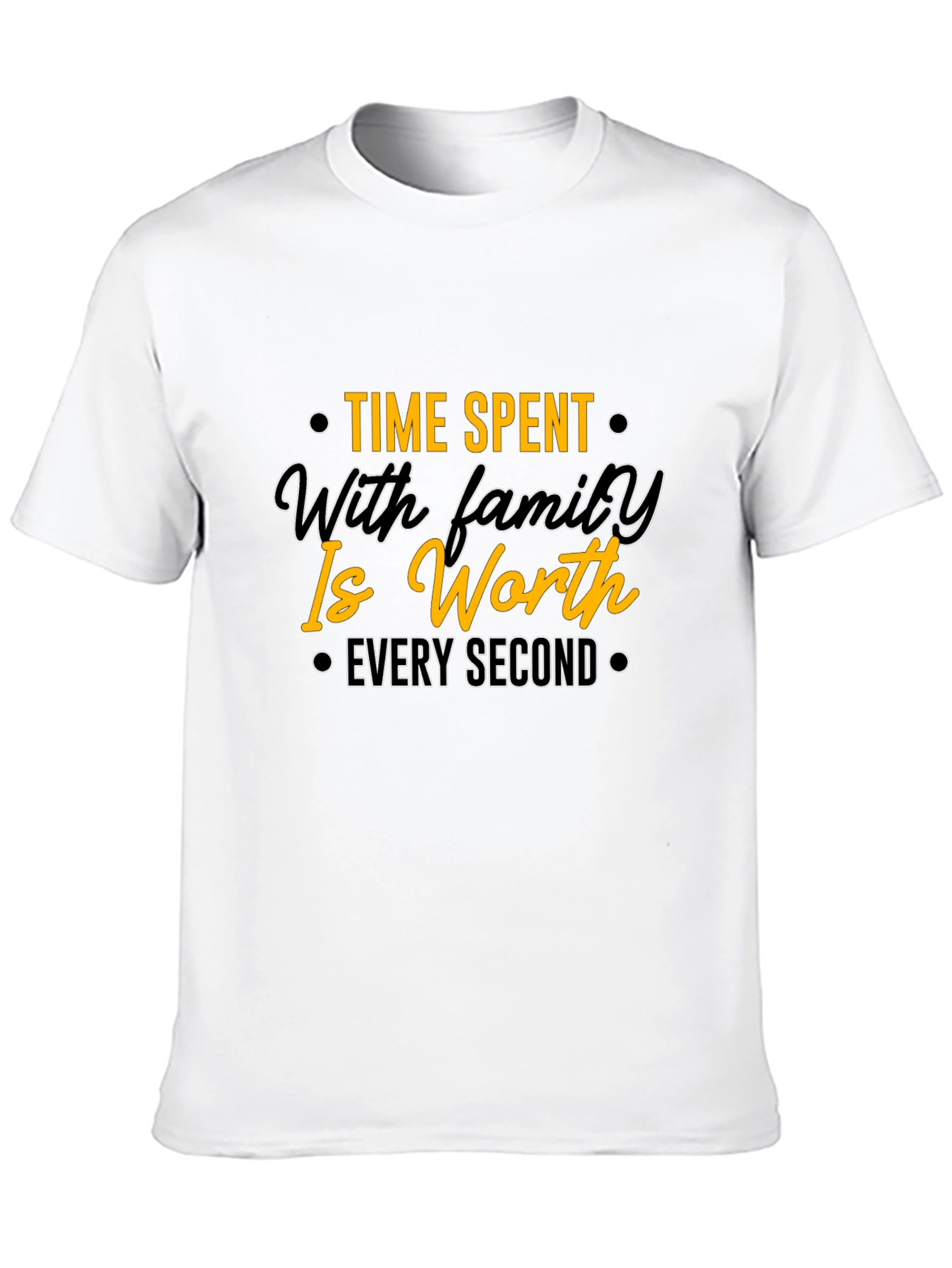 Black Family Time Value Black T-Shirt view 10