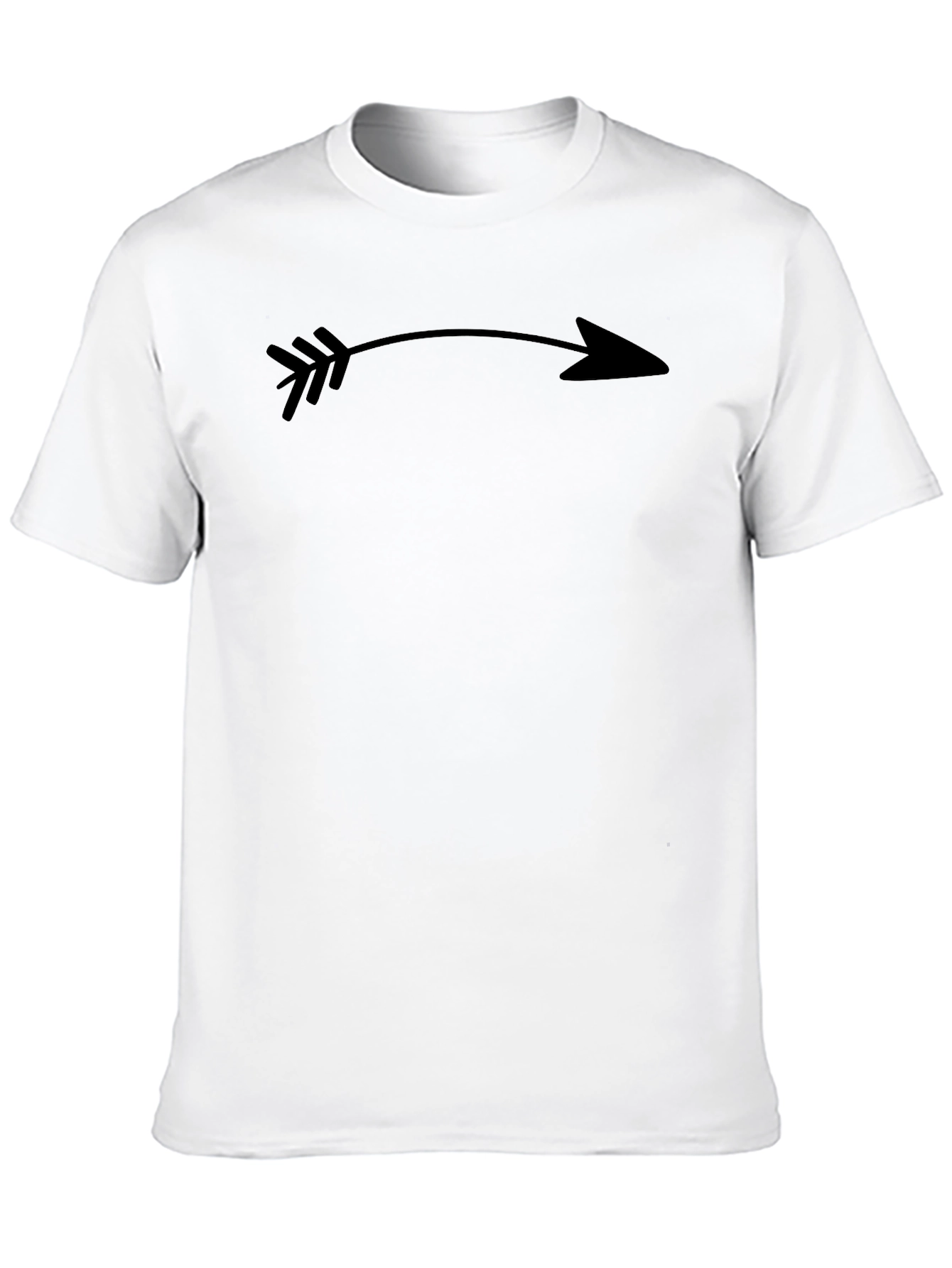 Black Arrow Graphic T-Shirt - Casual Menswear view 10