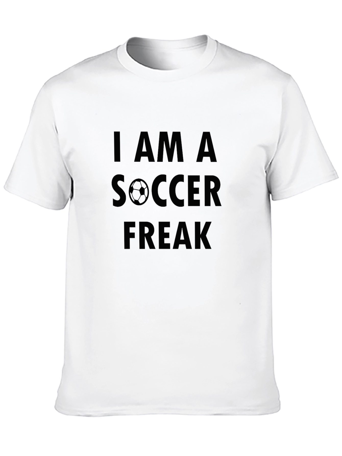 Black Soccer Freak Graphic Tee - Black Short Sleeve view 10