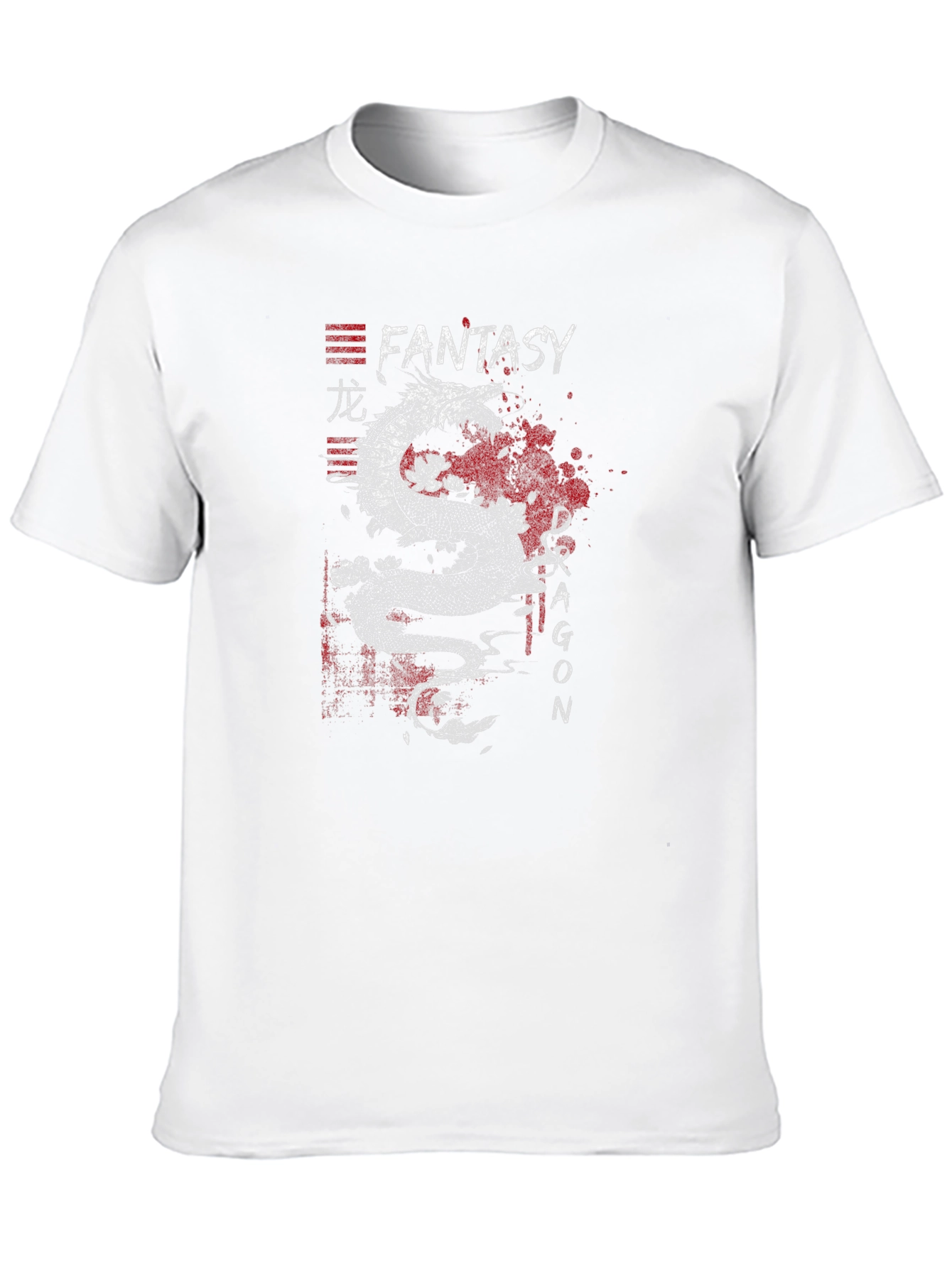 Black Fantasy Dragon Graphic Tee - Black T-Shirt view 10