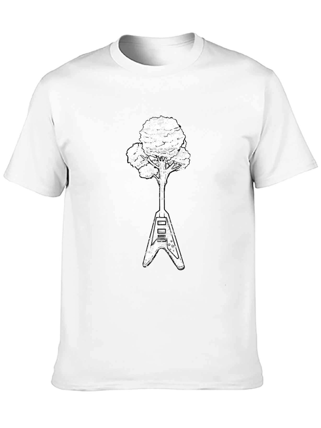 Guitar Tree Graphic Tee - Nature Meets Music - 10