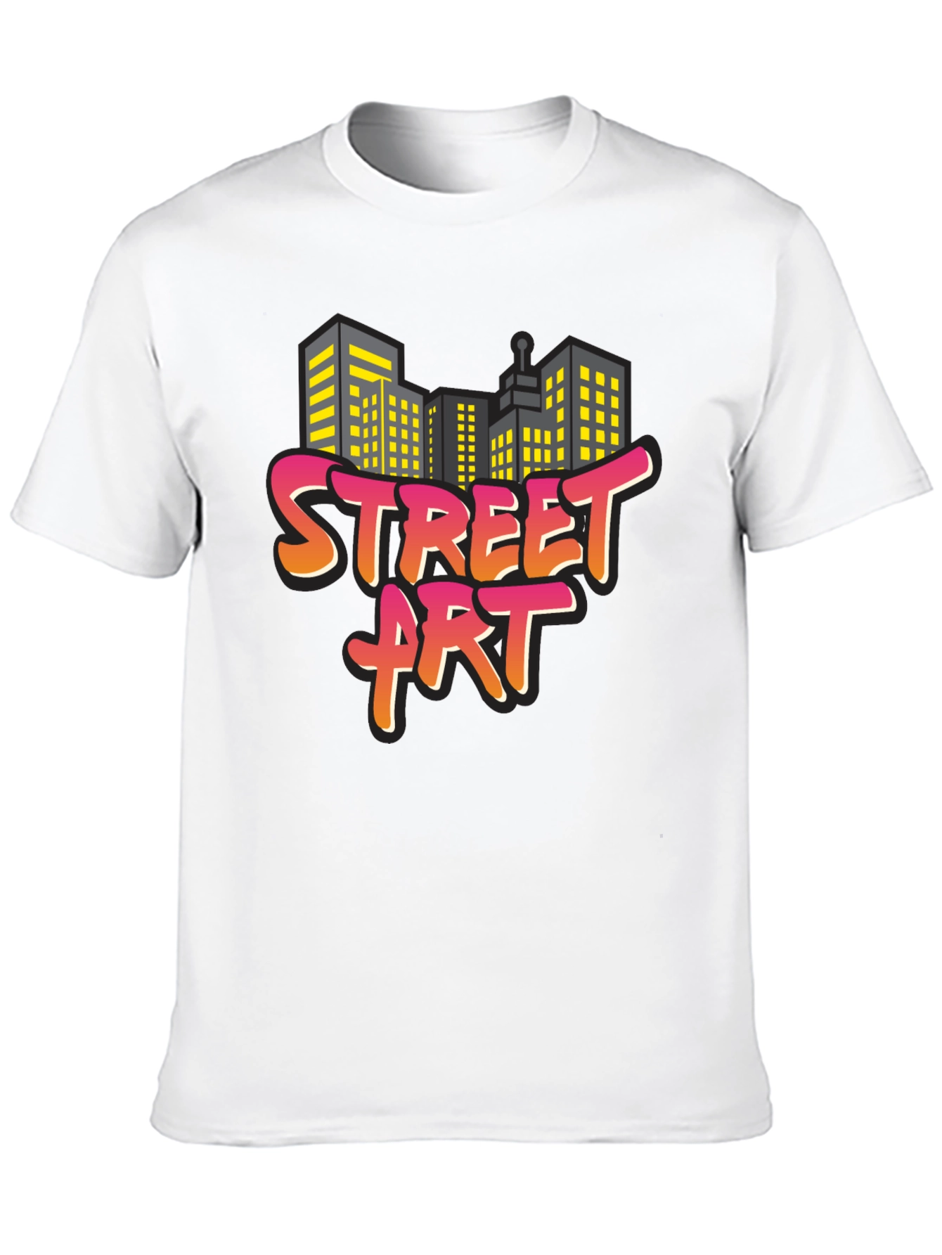 Black Street Art Graphic Tee - Urban Style view 10