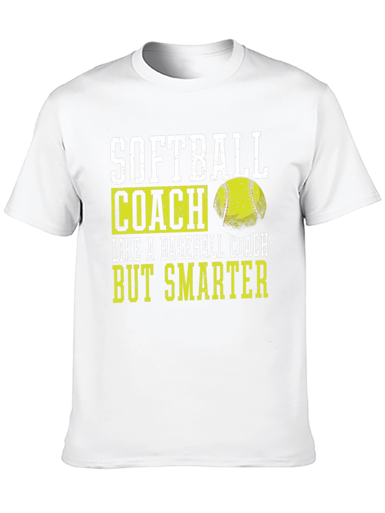 Black Softball Coach Smarter Graphic Tee view 10
