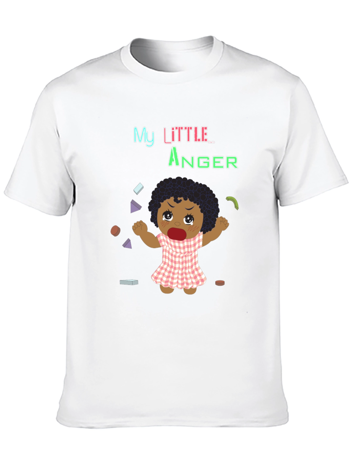 Black My Little Anger Black T-Shirt view 10