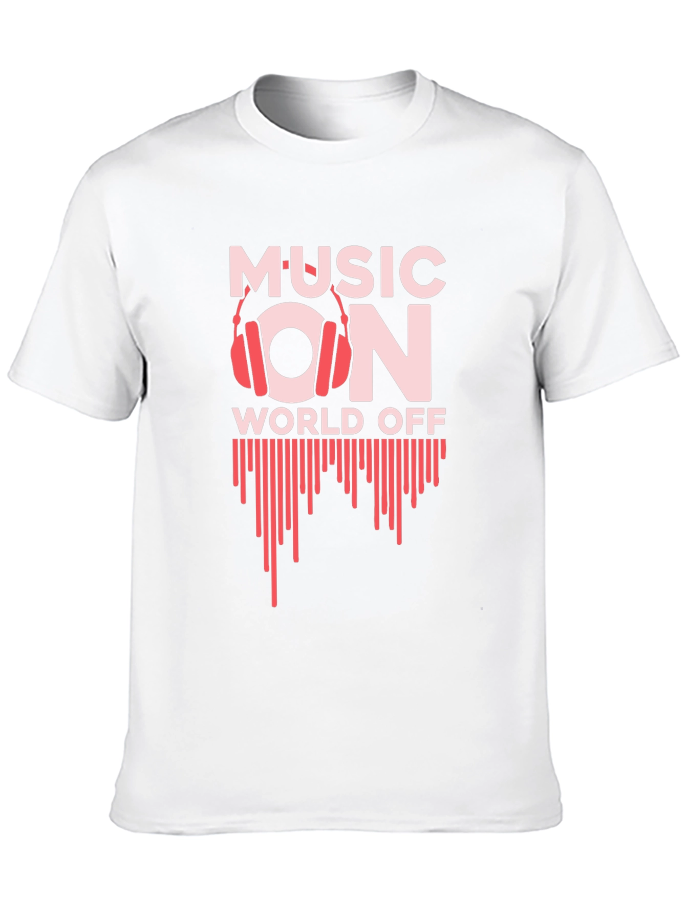 Black Music On World Off Graphic Tee view 10