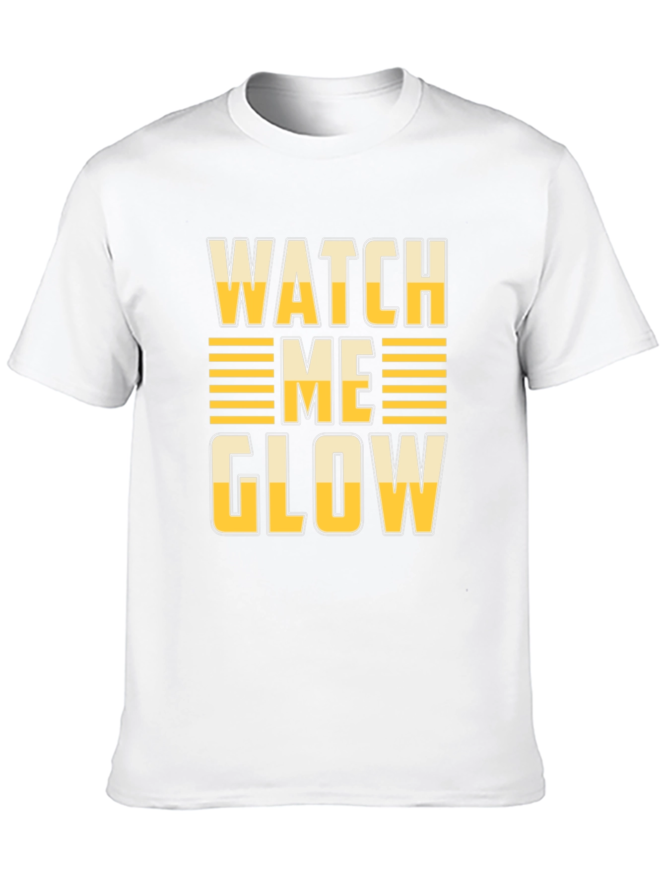 Black Watch Me Glow Graphic Tee - Stylish Unisex T-Shirt view 10
