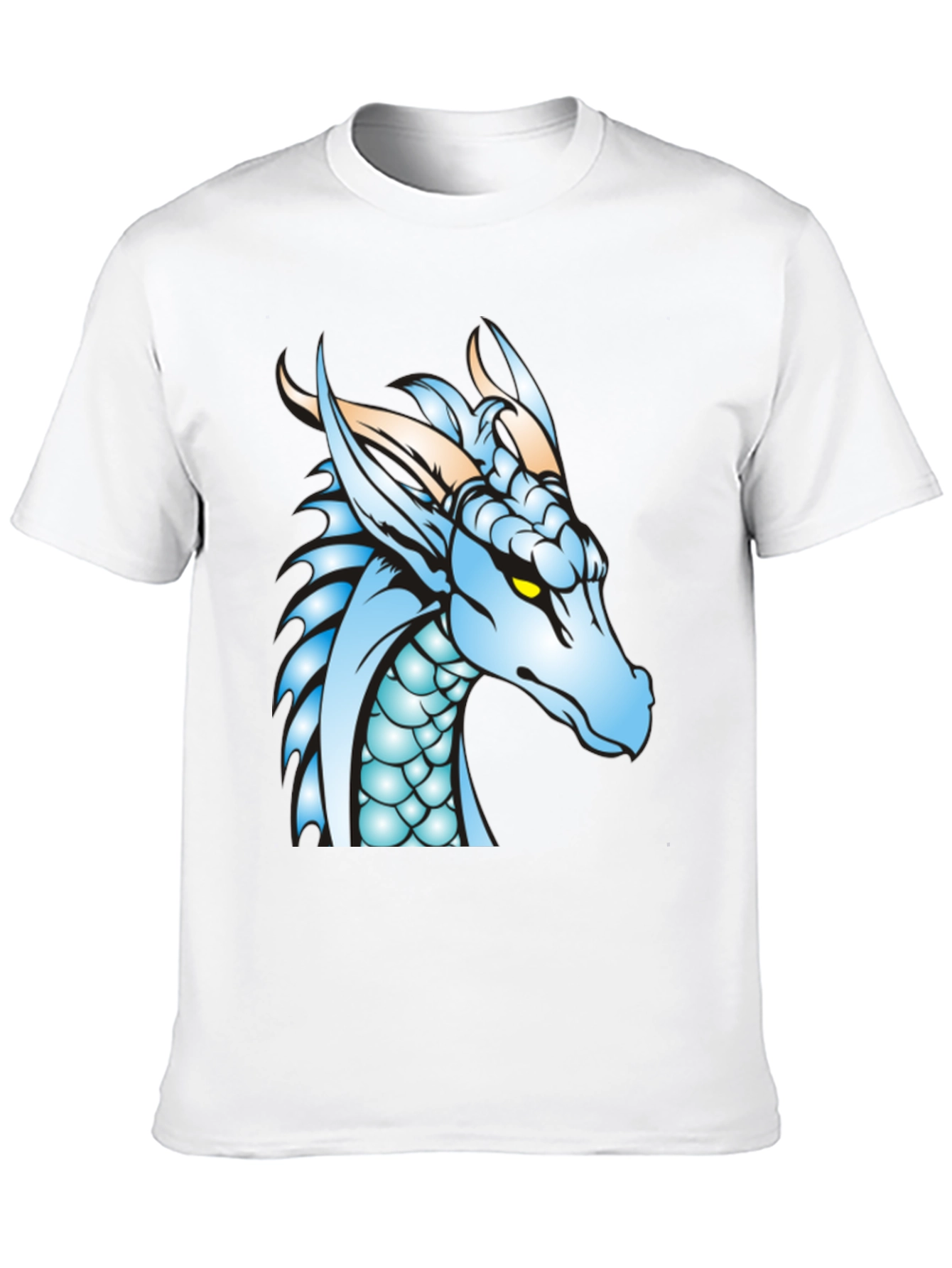 Black Dragon Graphic Tee - Black Cotton T-Shirt view 10