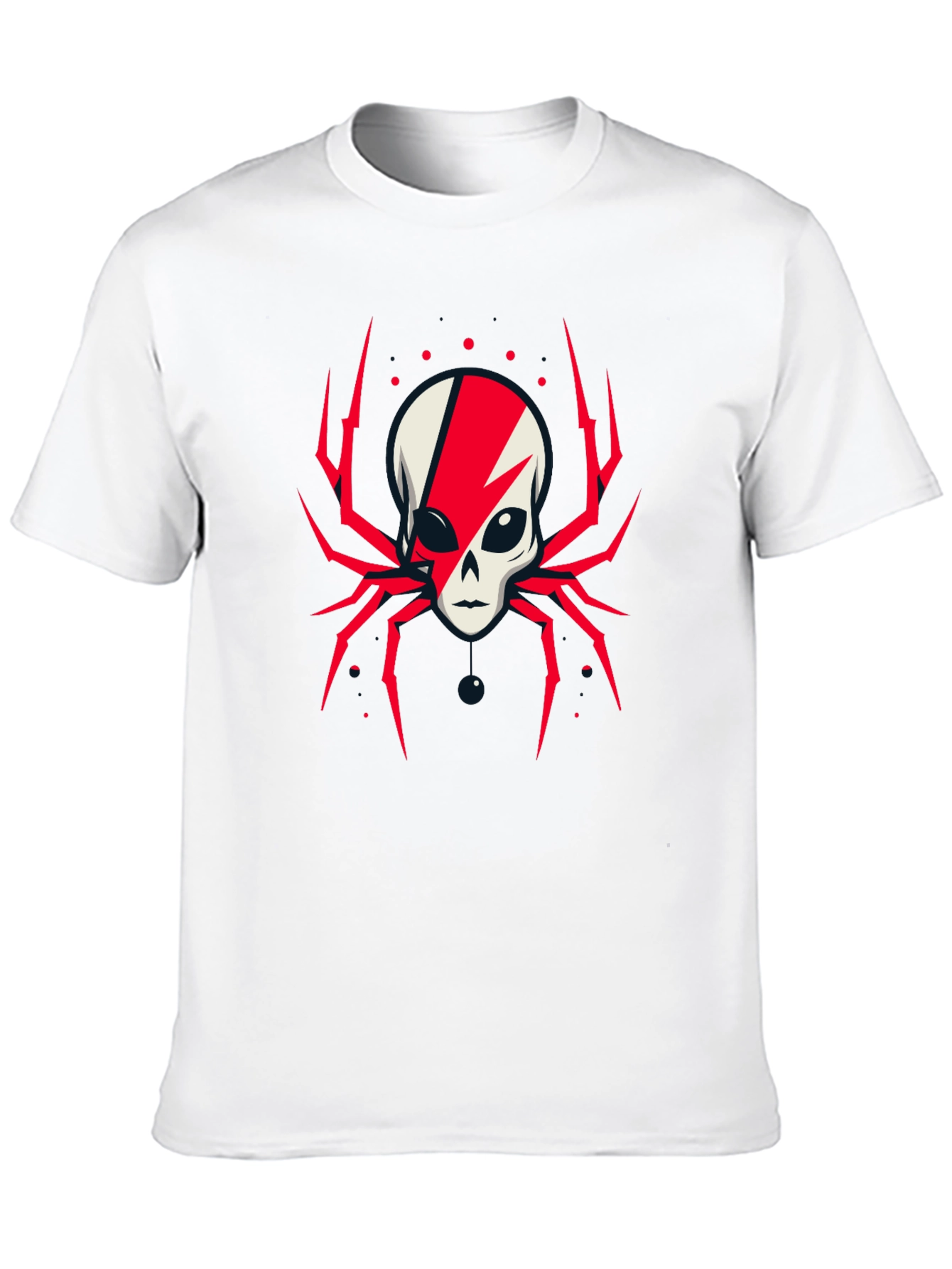 Black Alien Spider Graphic Tee - Unique Design view 10